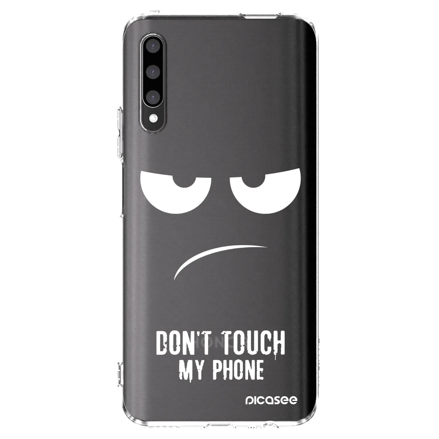 Picasee silikónový prehľadný obal pre Honor 9X Pro - Nesiahajte mi na telefón