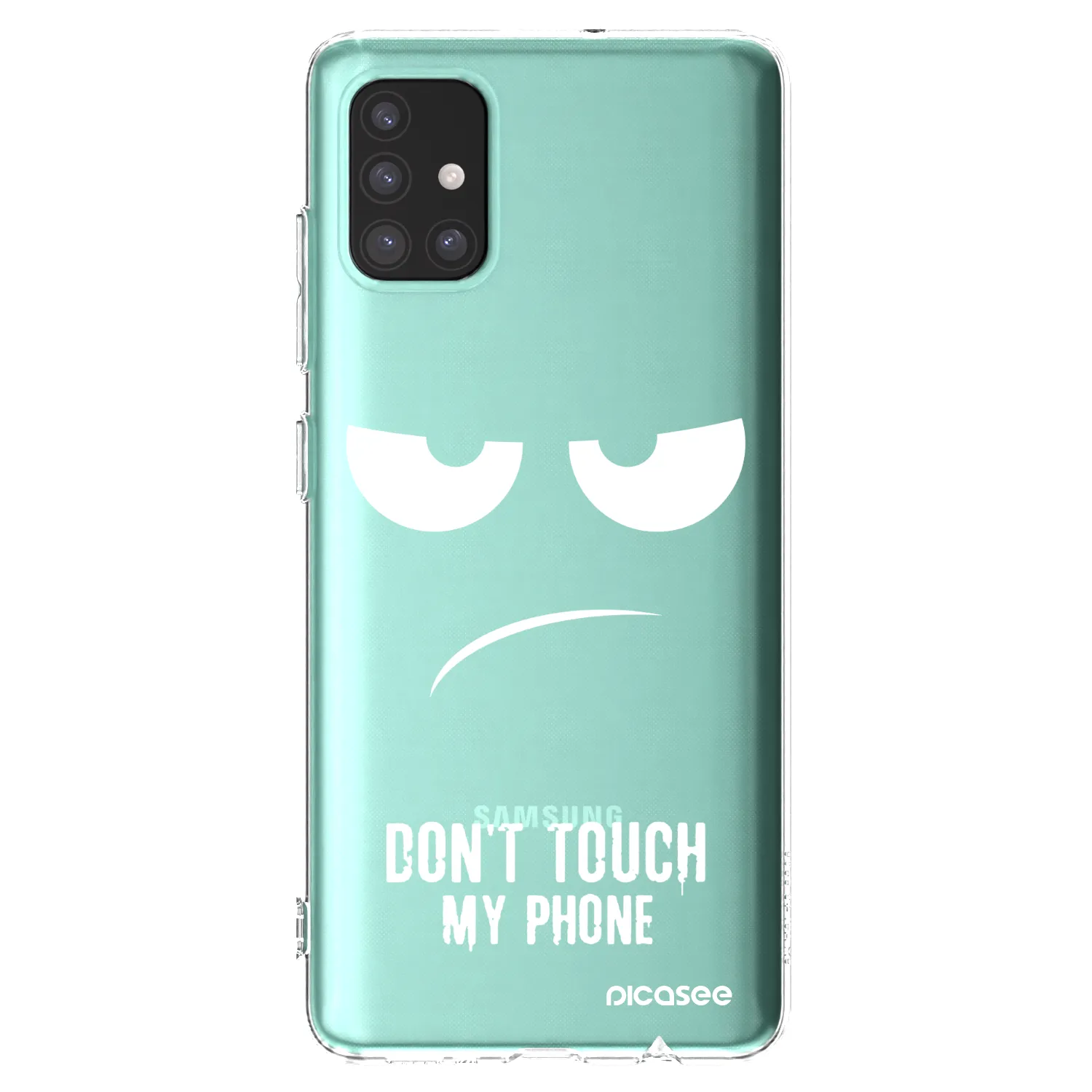 Picasee silikónový prehľadný obal pre Samsung Galaxy M51 M515F - Nesiahajte mi na telefón