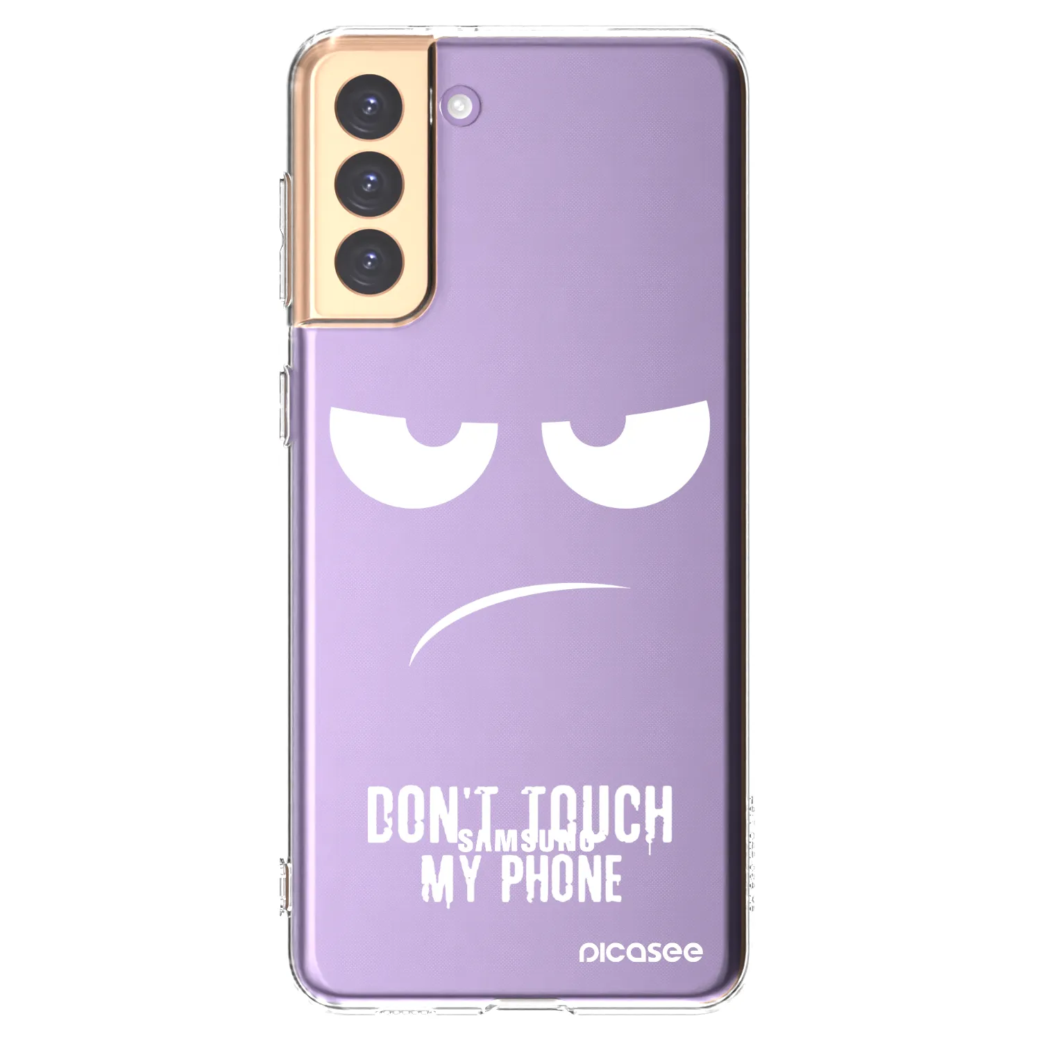 Picasee silikónový prehľadný obal pre Samsung Galaxy S21+ 5G G996F - Nesiahajte mi na telefón