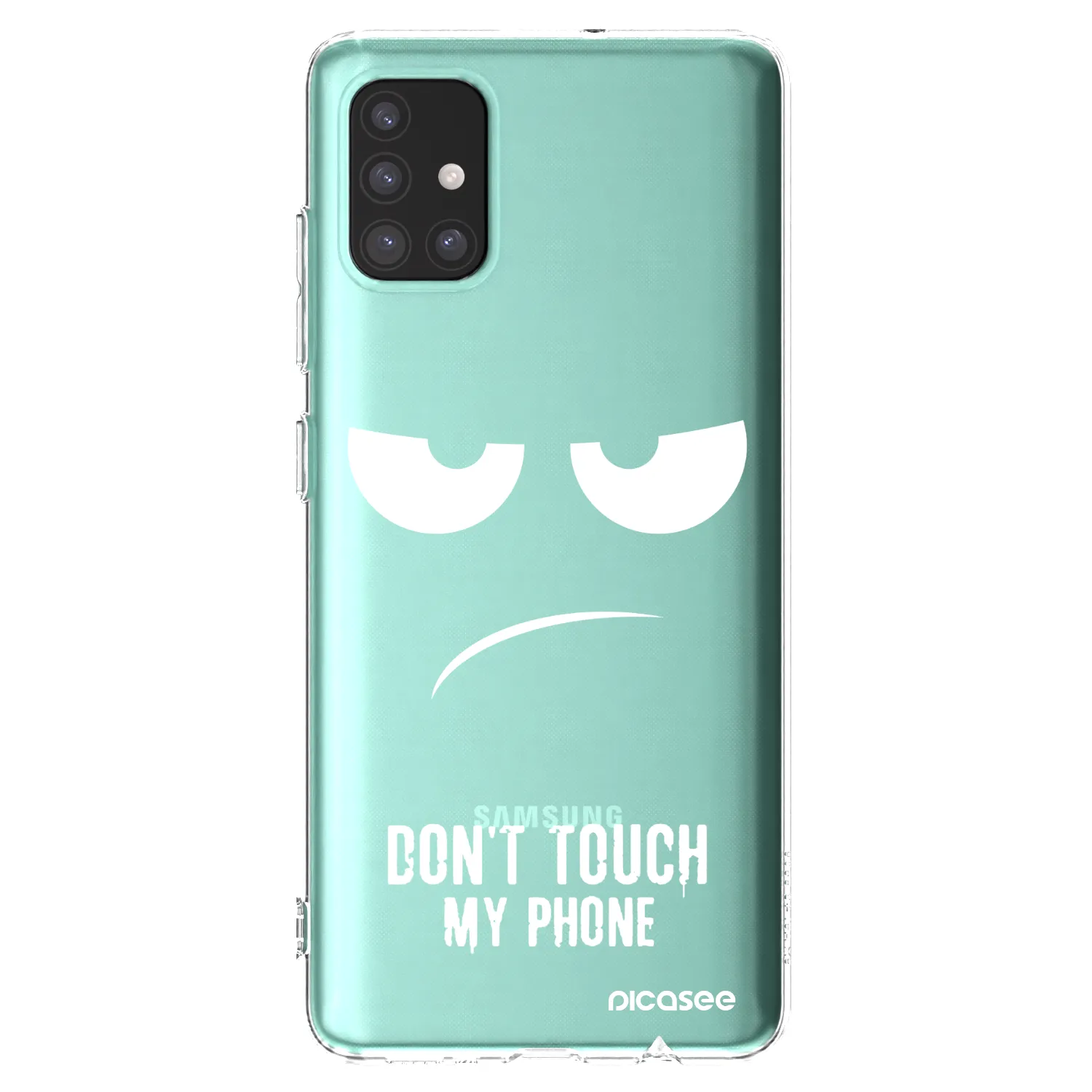 Picasee silikónový prehľadný obal pre Samsung Galaxy M31s - Nesiahajte mi na telefón