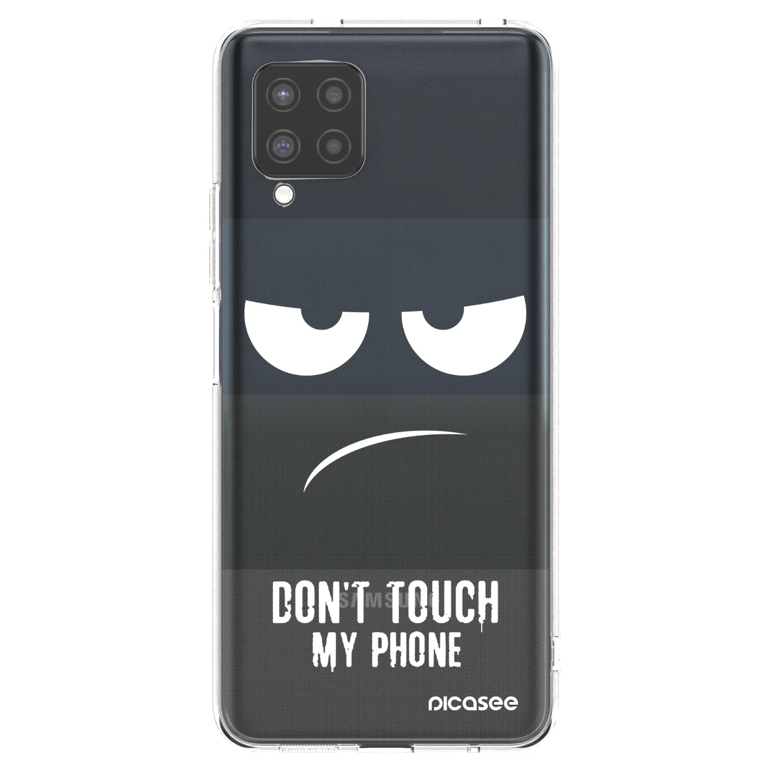 Picasee silikónový prehľadný obal pre Samsung Galaxy A42 A426B - Nesiahajte mi na telefón