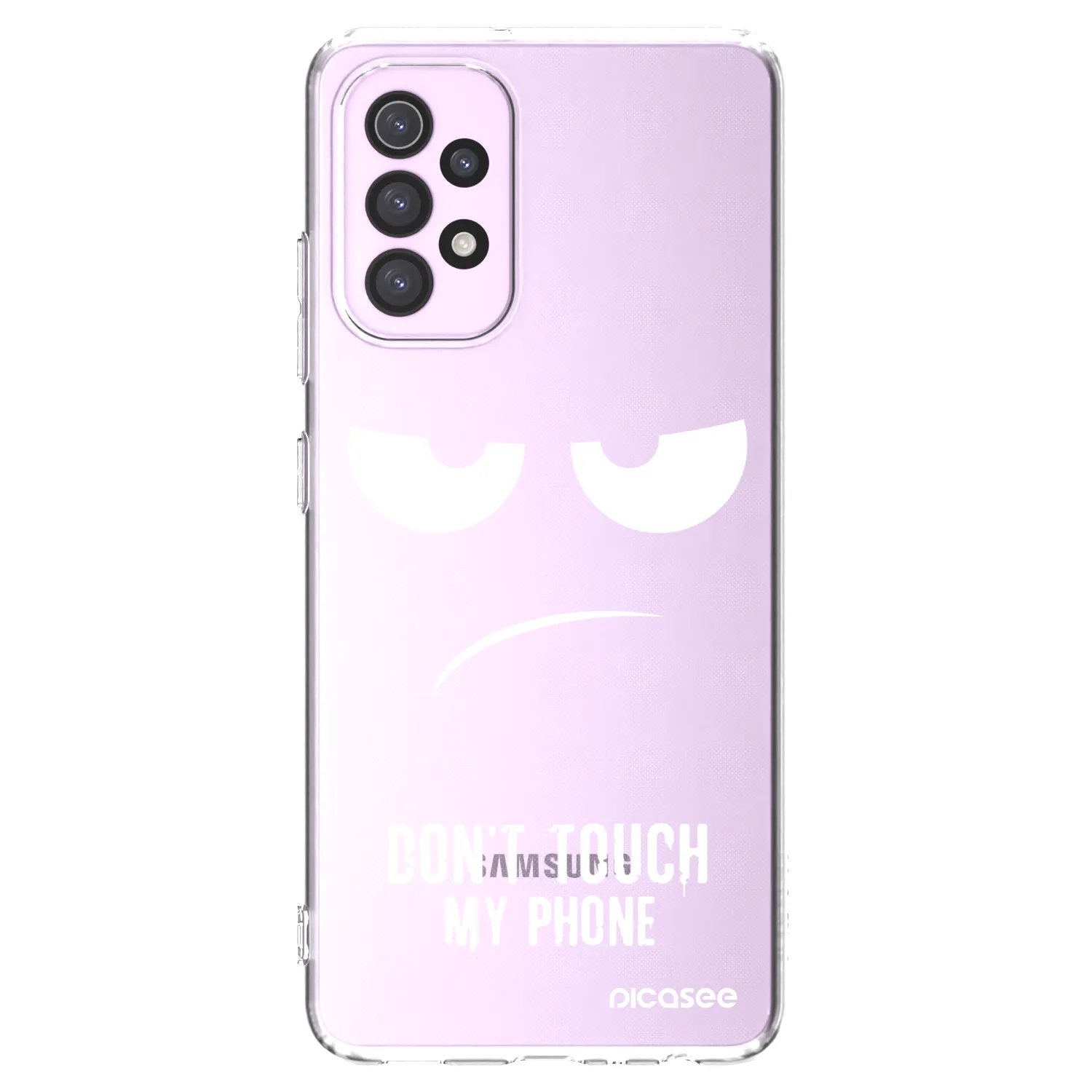 Picasee silikónový prehľadný obal pre Samsung Galaxy A32 5G A326B - Nesiahajte mi na telefón