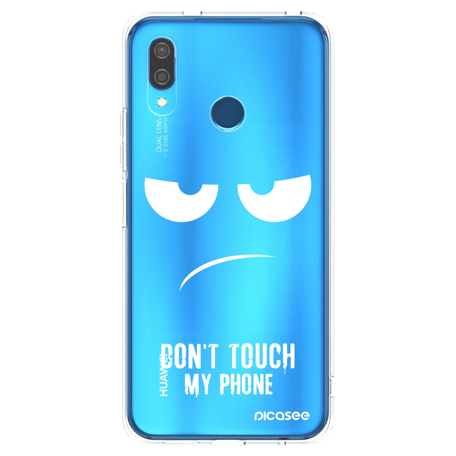 Picasee silikónový prehľadný obal pre Huawei P20 Lite - Nesiahajte mi na telefón