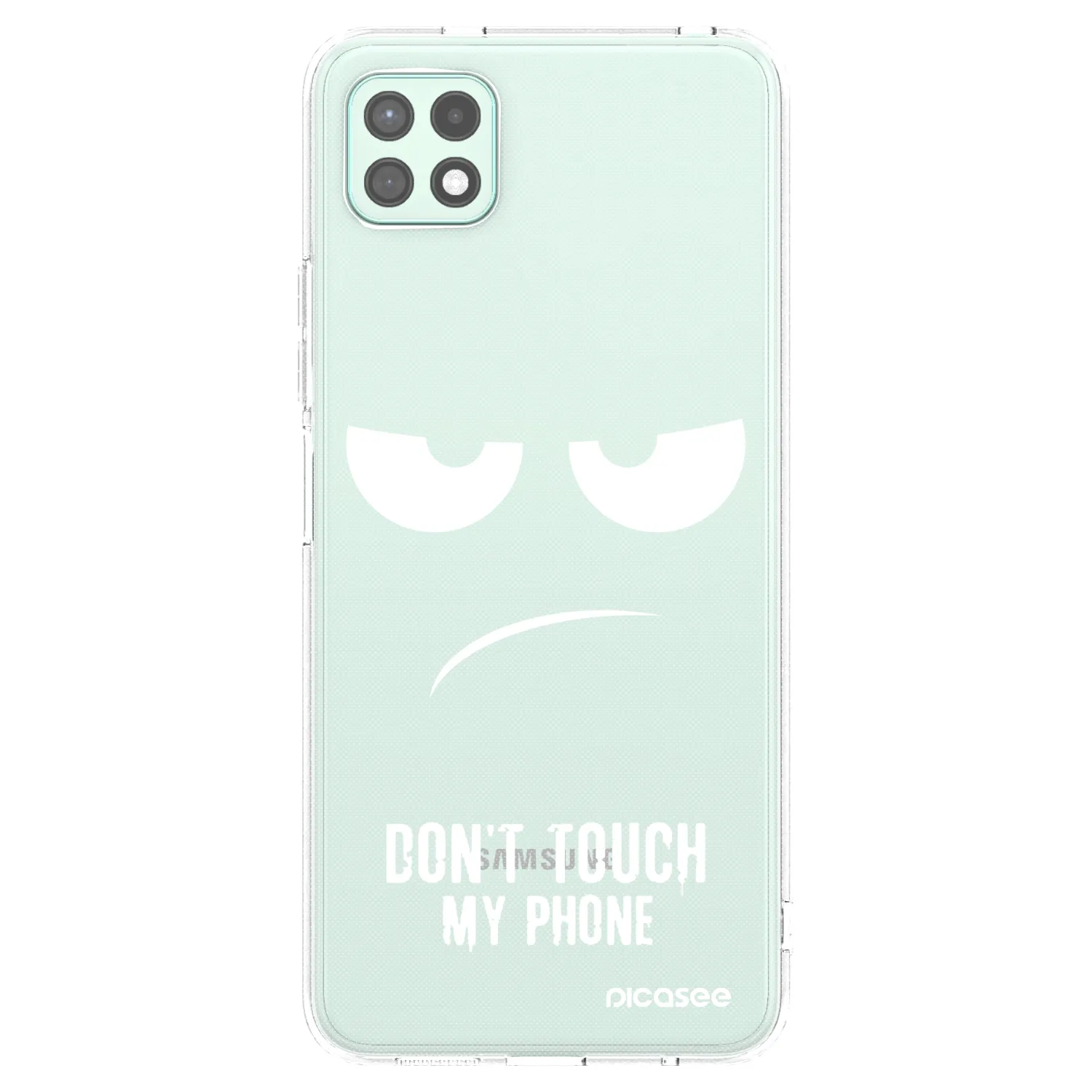 Picasee silikónový prehľadný obal pre Samsung Galaxy A22 A226B 5G - Nesiahajte mi na telefón
