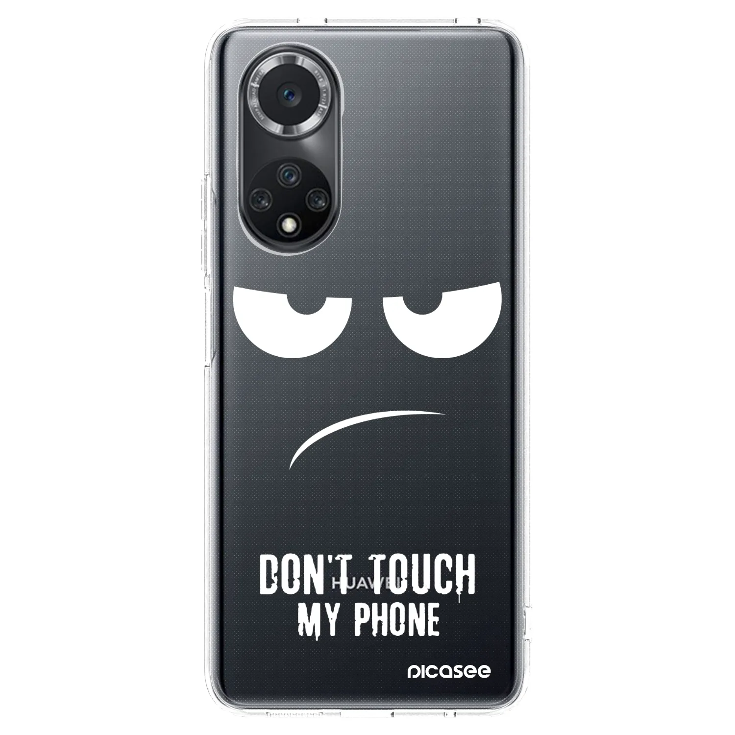 Picasee silikónový prehľadný obal pre Huawei Nova 9 SE - Nesiahajte mi na telefón