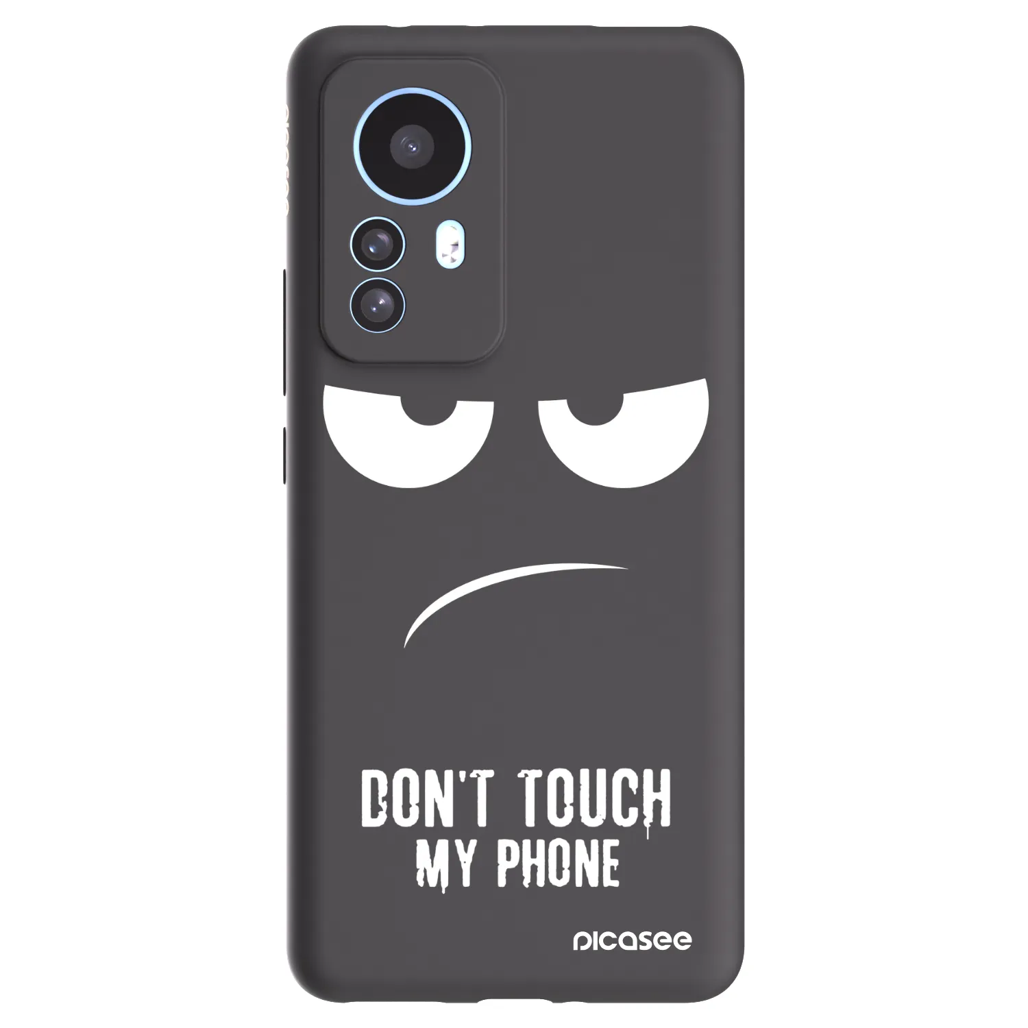 Picasee silikónový čierny obal pre Xiaomi 12T Pro - Nesiahajte mi na telefón