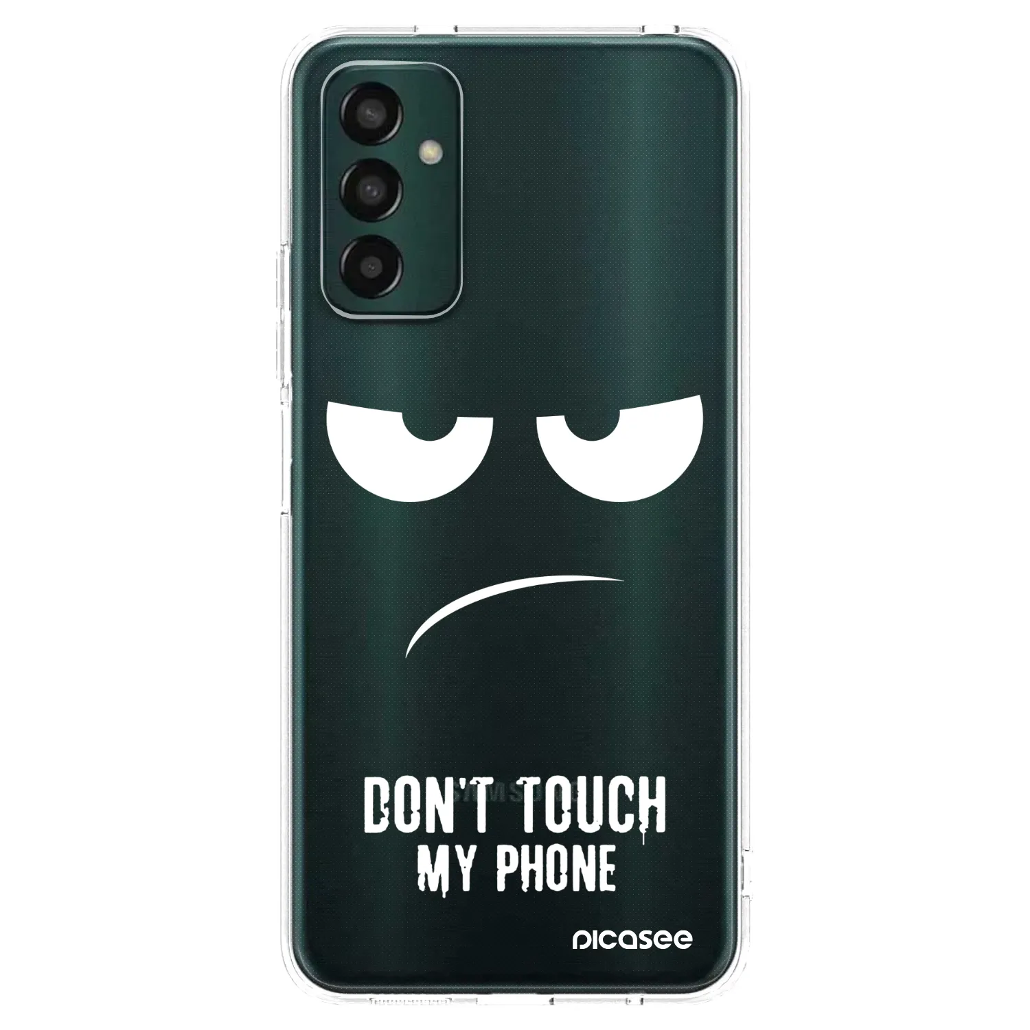 Picasee silikónový prehľadný obal pre Samsung Galaxy M23 5G - Nesiahajte mi na telefón