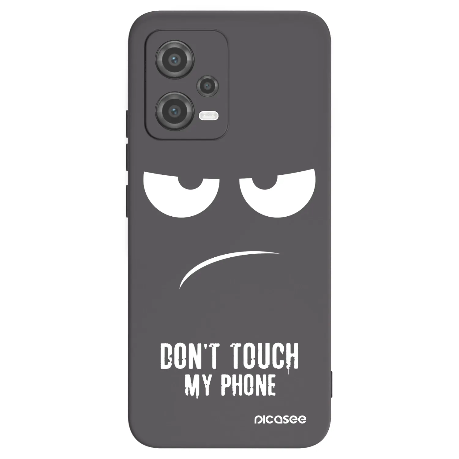 Picasee silikónový čierny obal pre Xiaomi Poco X5 - Nesiahajte mi na telefón