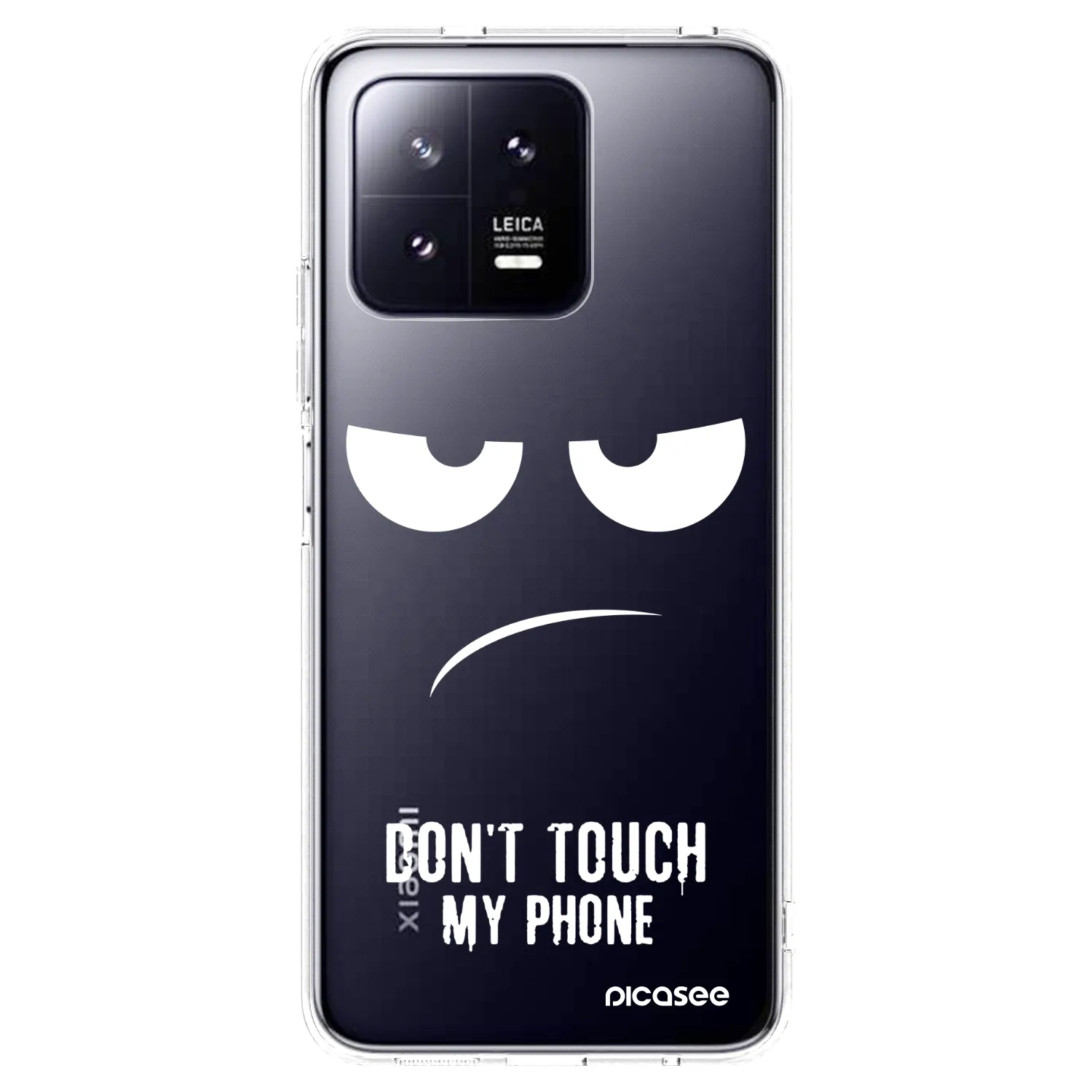 Picasee silikónový prehľadný obal pre Xiaomi 13 Pro - Nesiahajte mi na telefón