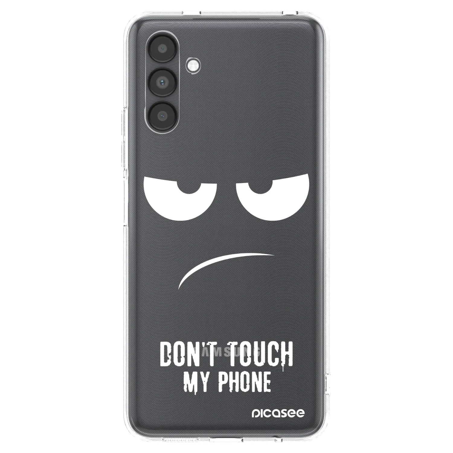 Picasee silikónový prehľadný obal pre Samsung Galaxy A04s A047F - Nesiahajte mi na telefón