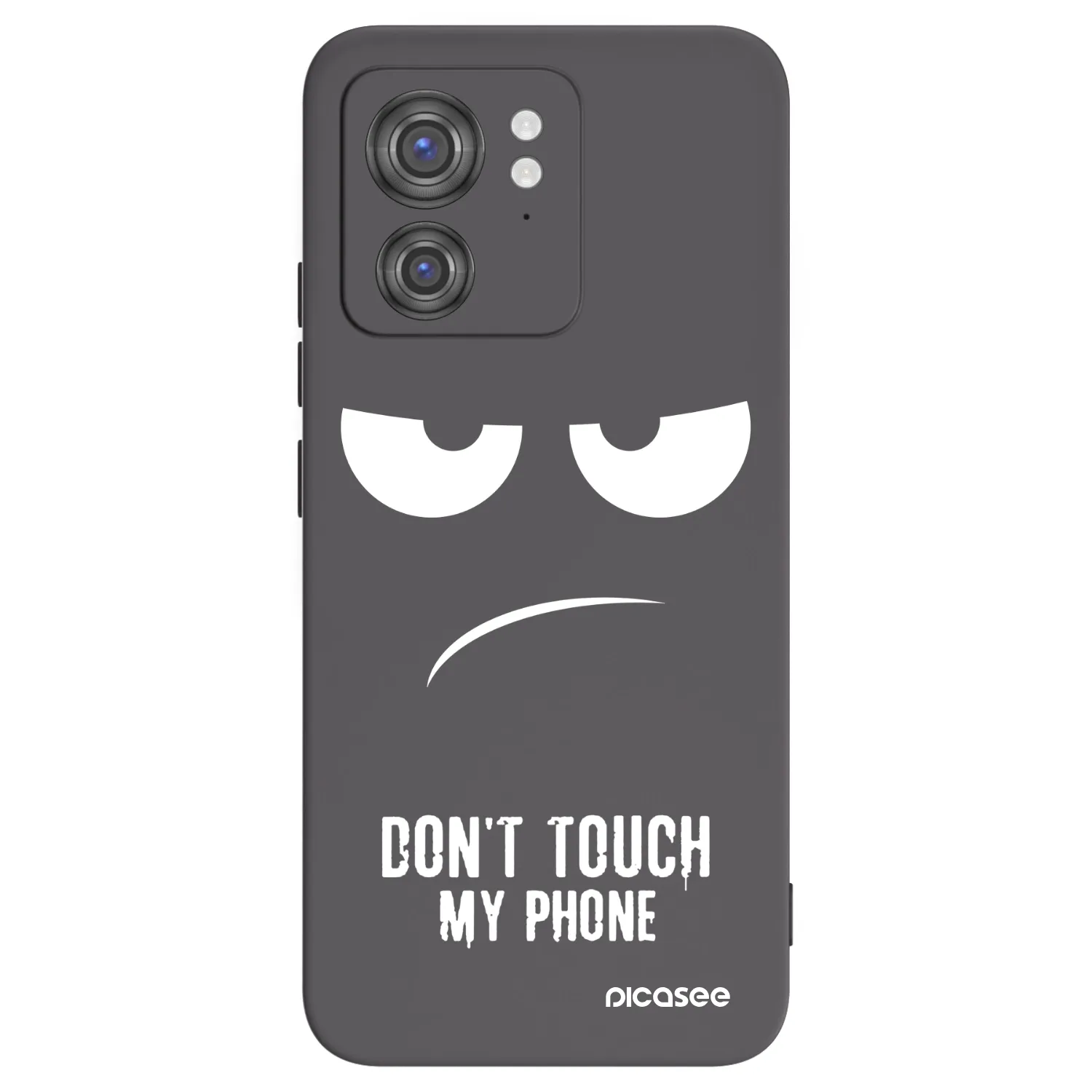 Picasee silikónový čierny obal pre Motorola Edge 40 - Nesiahajte mi na telefón