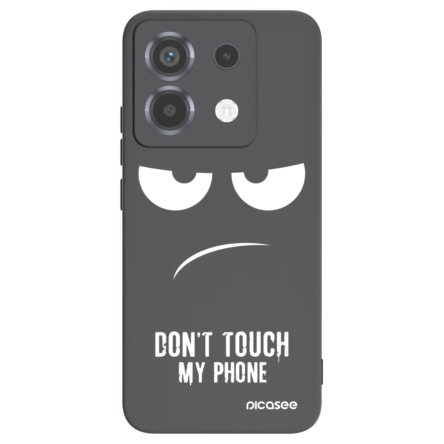 Picasee silikónový čierny obal pre Xiaomi Poco X6 - Nesiahajte mi na telefón