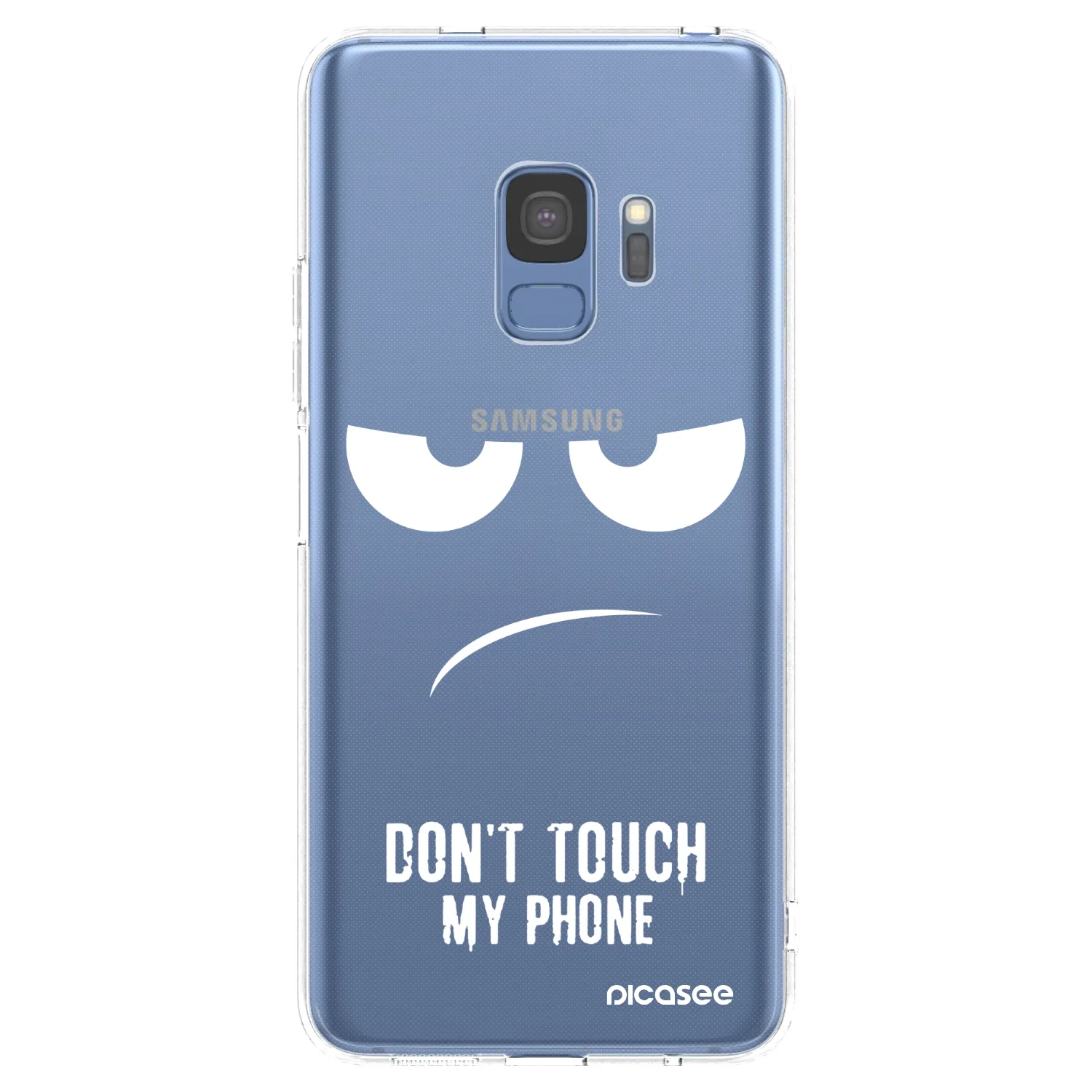 Picasee silikónový prehľadný obal pre Samsung Galaxy S9 G960F - Nesiahajte mi na telefón