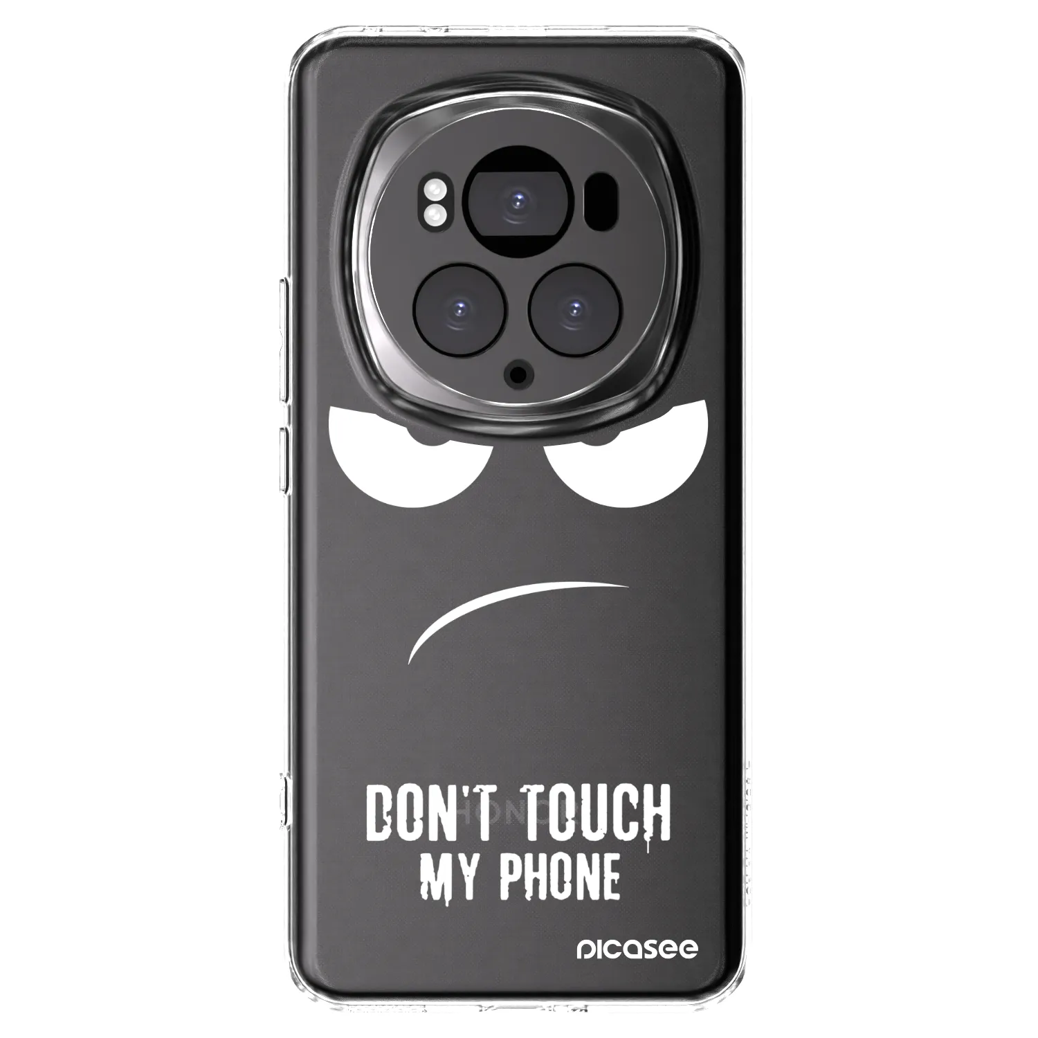 Picasee silikónový prehľadný obal pre Honor Magic6 Pro - Nesiahajte mi na telefón