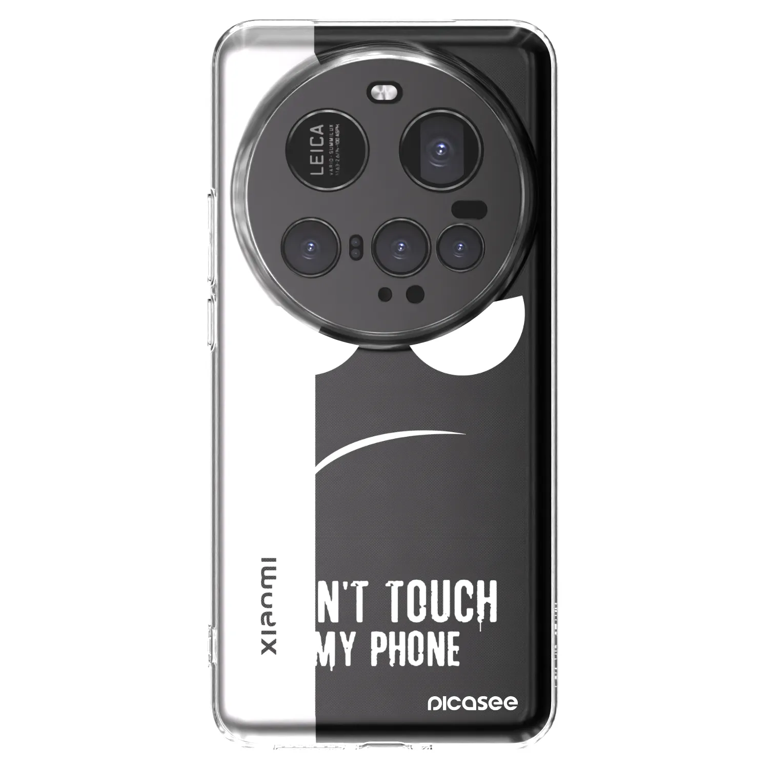 Picasee silikónový prehľadný obal pre Xiaomi 15 Ultra - Nesiahajte mi na telefón