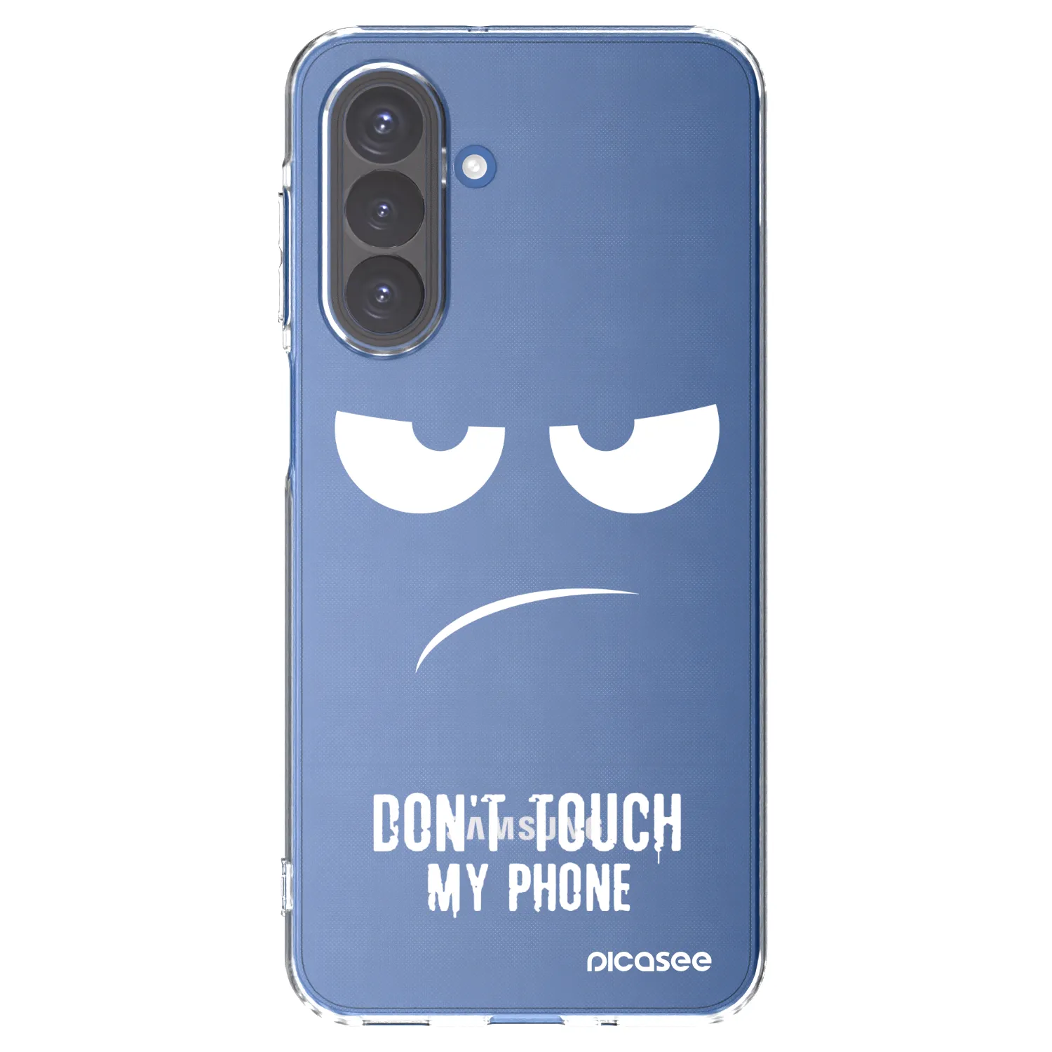 Picasee silikónový prehľadný obal pre Samsung Galaxy A17 5G - Nesiahajte mi na telefón
