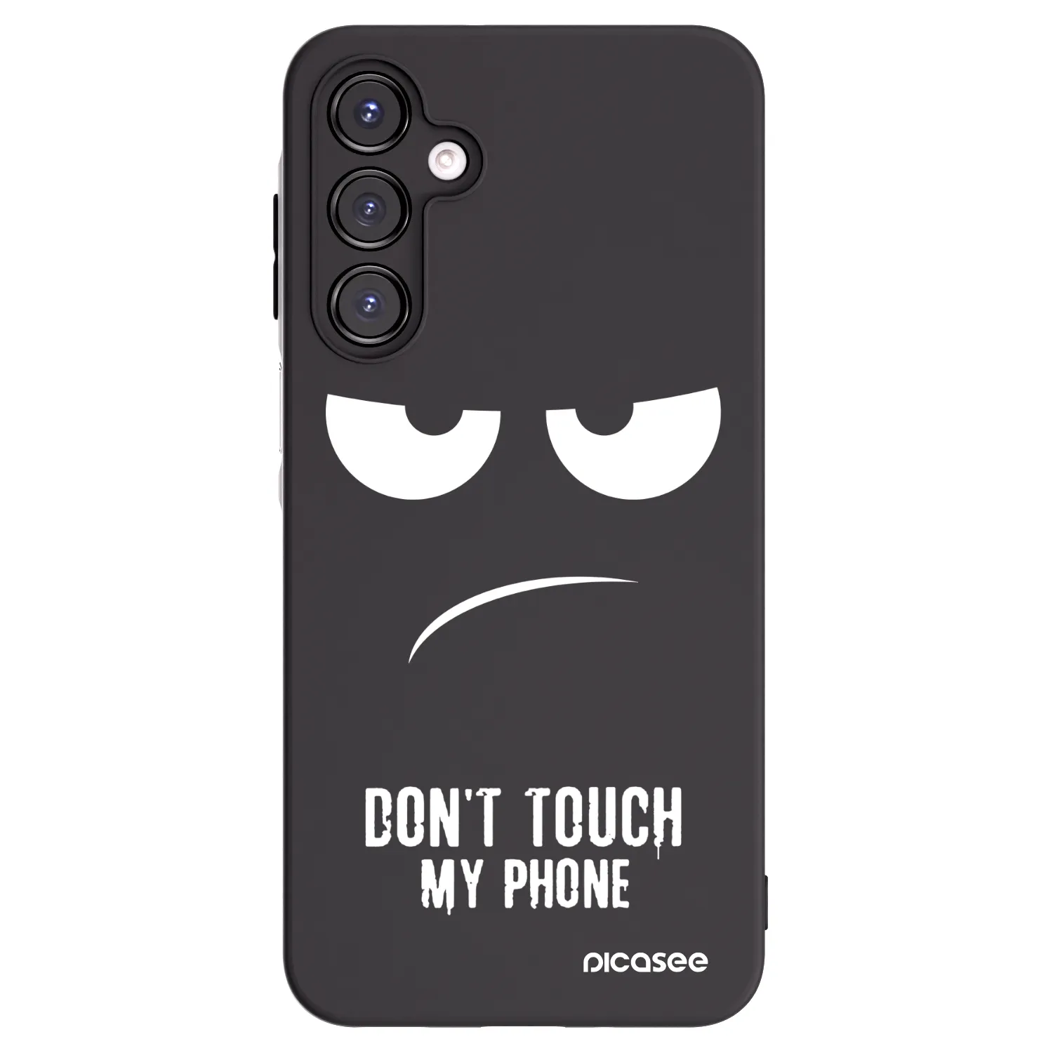 Picasee silikónový čierny obal pre Samsung Galaxy A16 4G - Nesiahajte mi na telefón
