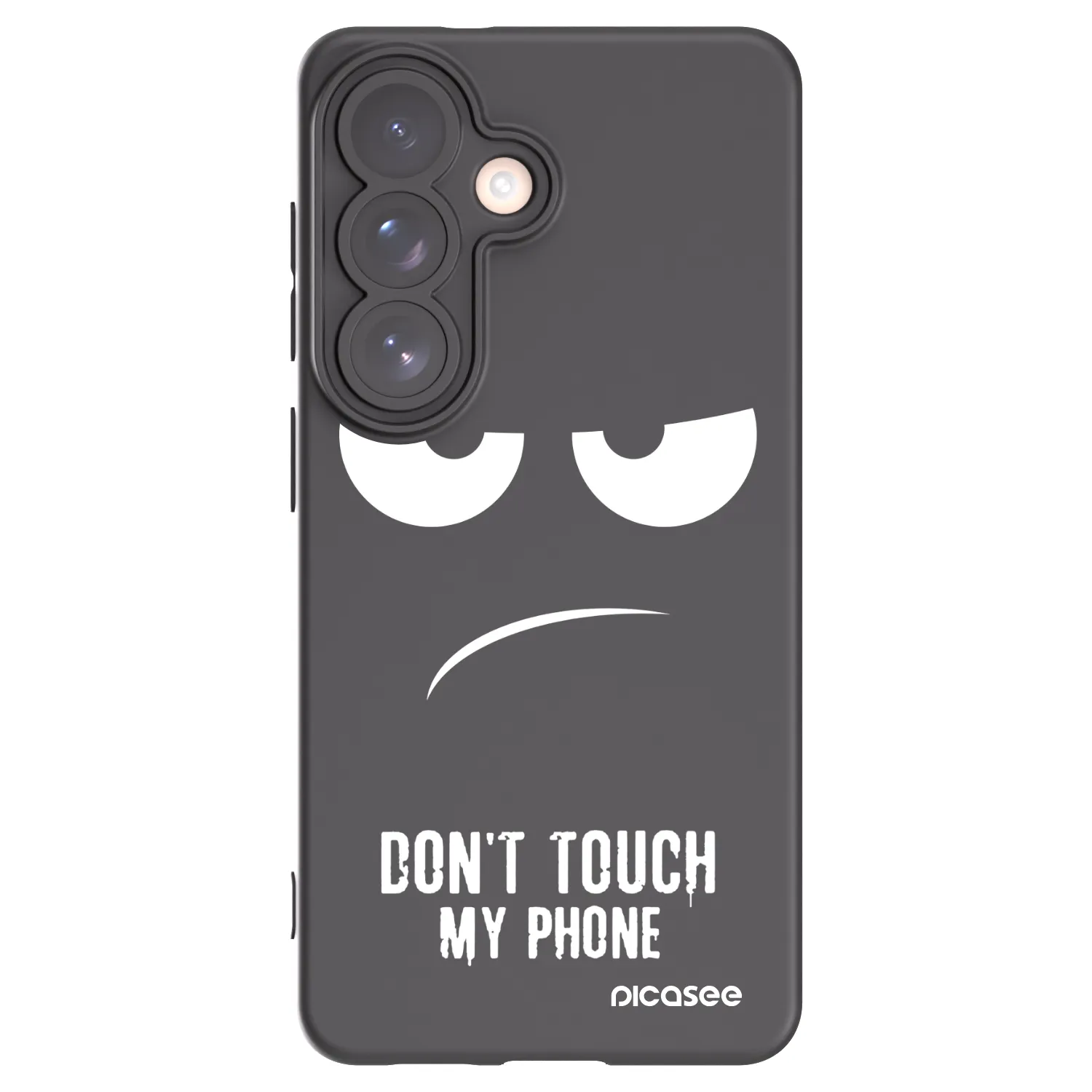 Picasee silikónový čierny obal pre Samsung Galaxy S26 - Nesiahajte mi na telefón