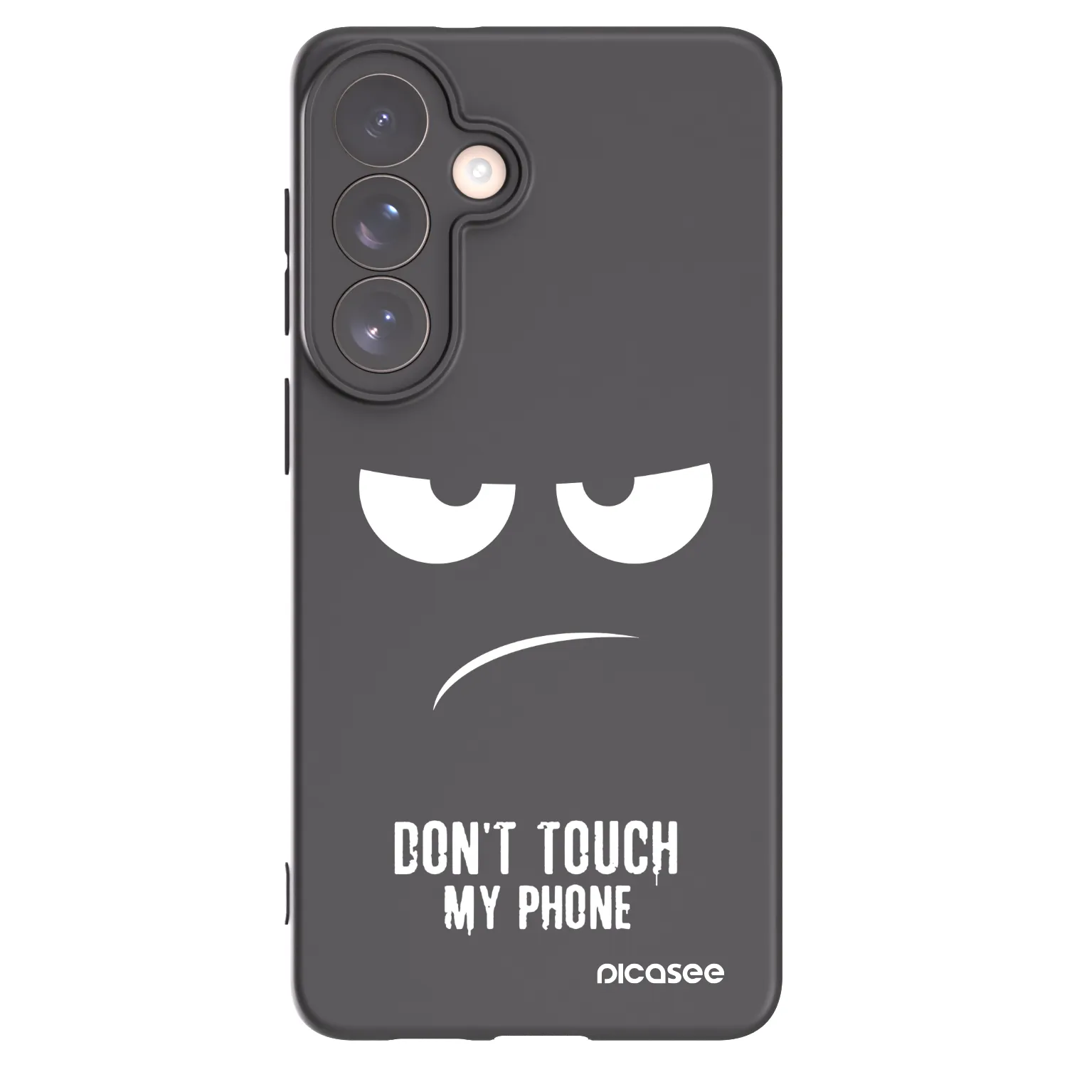 Picasee silikónový čierny obal pre Samsung Galaxy S26+ - Nesiahajte mi na telefón