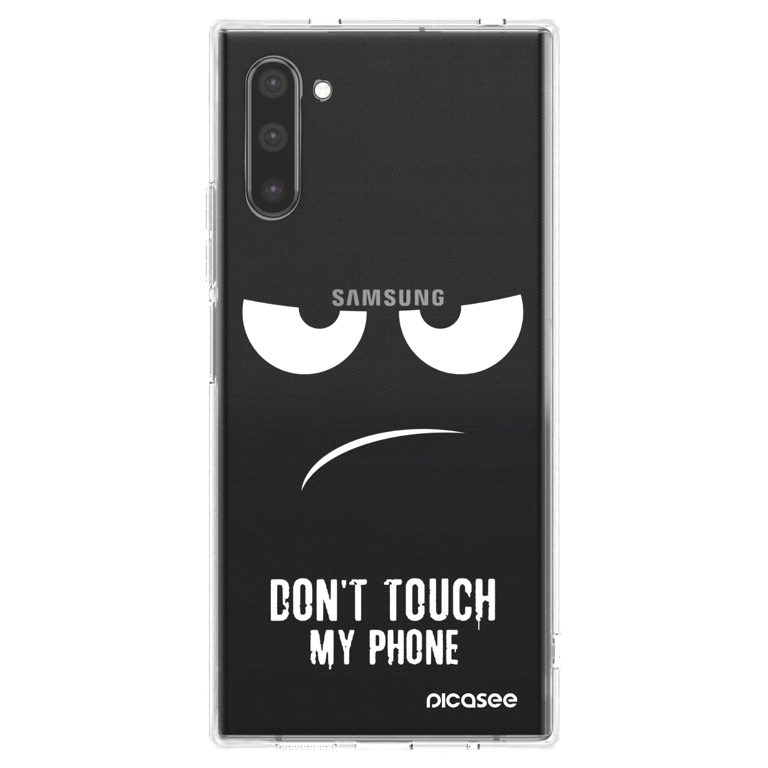 Picasee silikónový prehľadný obal pre Samsung Galaxy Note 10 N970F - Nesiahajte mi na telefón