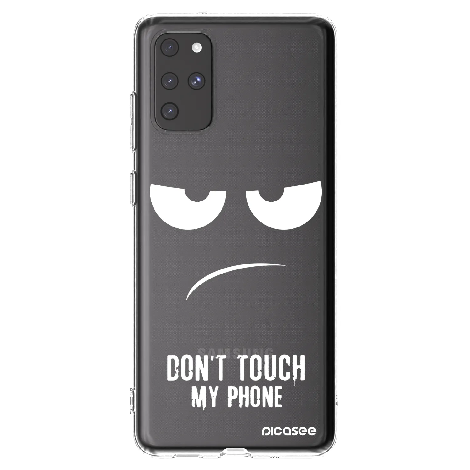 Picasee silikónový prehľadný obal pre Samsung Galaxy S20+ G985F - Nesiahajte mi na telefón