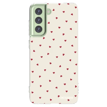 Picasee silikónový prehľadný obal pre Samsung Galaxy S21 FE 5G - Little Love