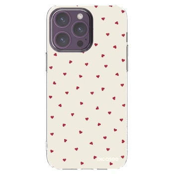 Picasee silikónový prehľadný obal pre Apple iPhone 14 Pro Max - Little Love