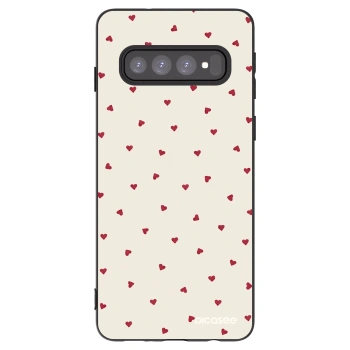 Picasee silikónový čierny obal pre Samsung Galaxy S10 G973 - Little Love