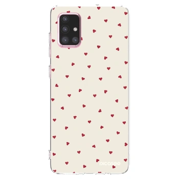 Picasee silikónový prehľadný obal pre Samsung Galaxy A71 A715F - Little Love