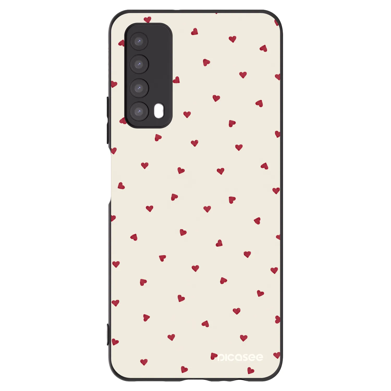 Picasee silikónový čierny obal pre Huawei P Smart 2021 - Little Love
