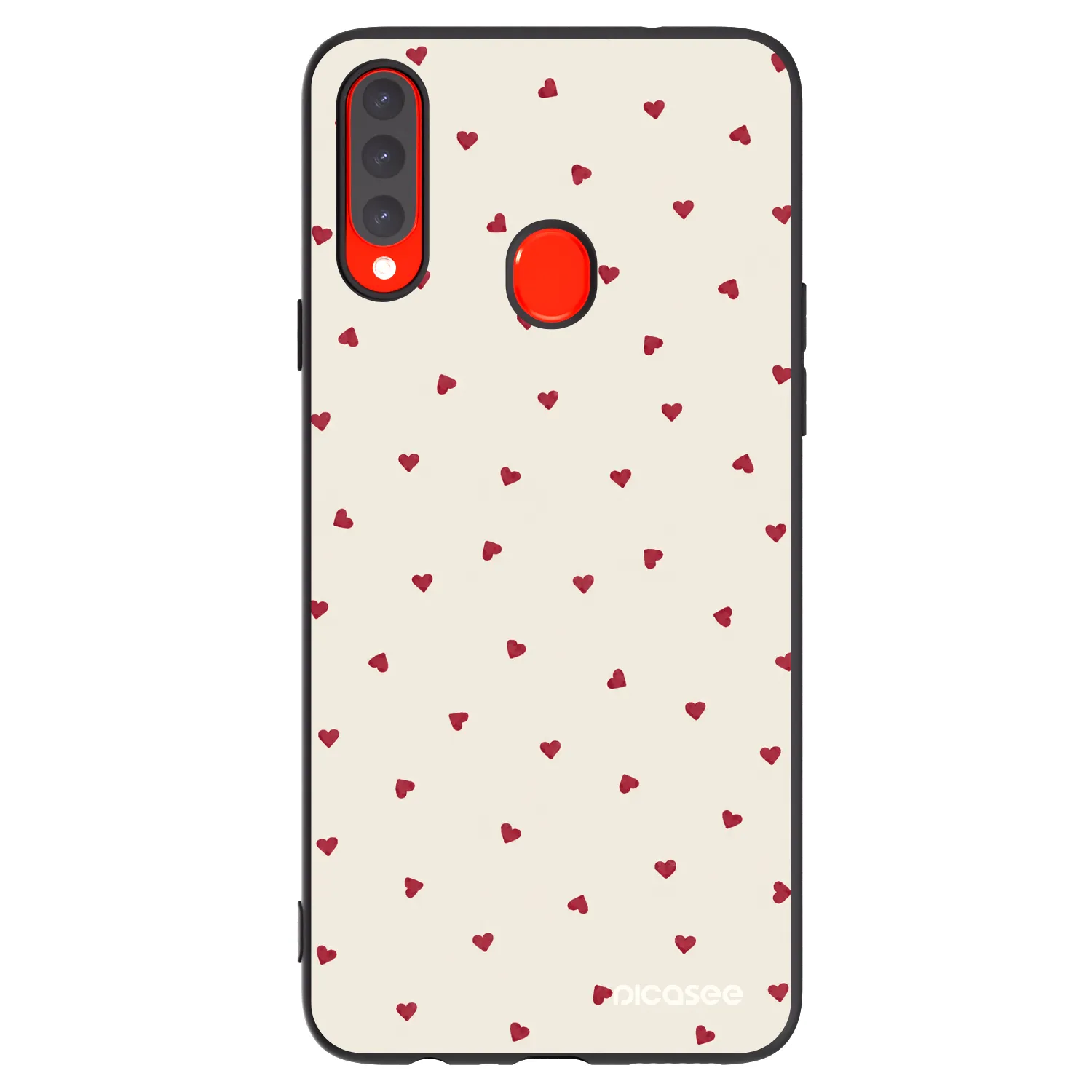 Picasee silikónový čierny obal pre Samsung Galaxy A20s - Little Love