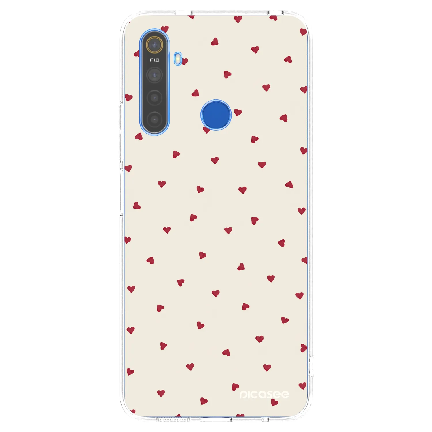 Picasee silikónový prehľadný obal pre Realme 5 - Little Love