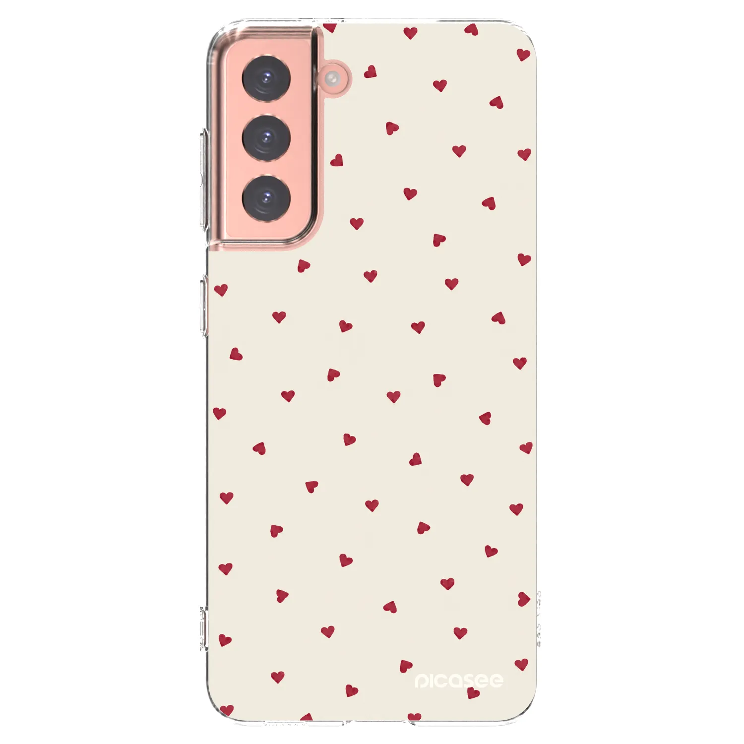 Picasee silikónový prehľadný obal pre Samsung Galaxy S21 5G G991B - Little Love