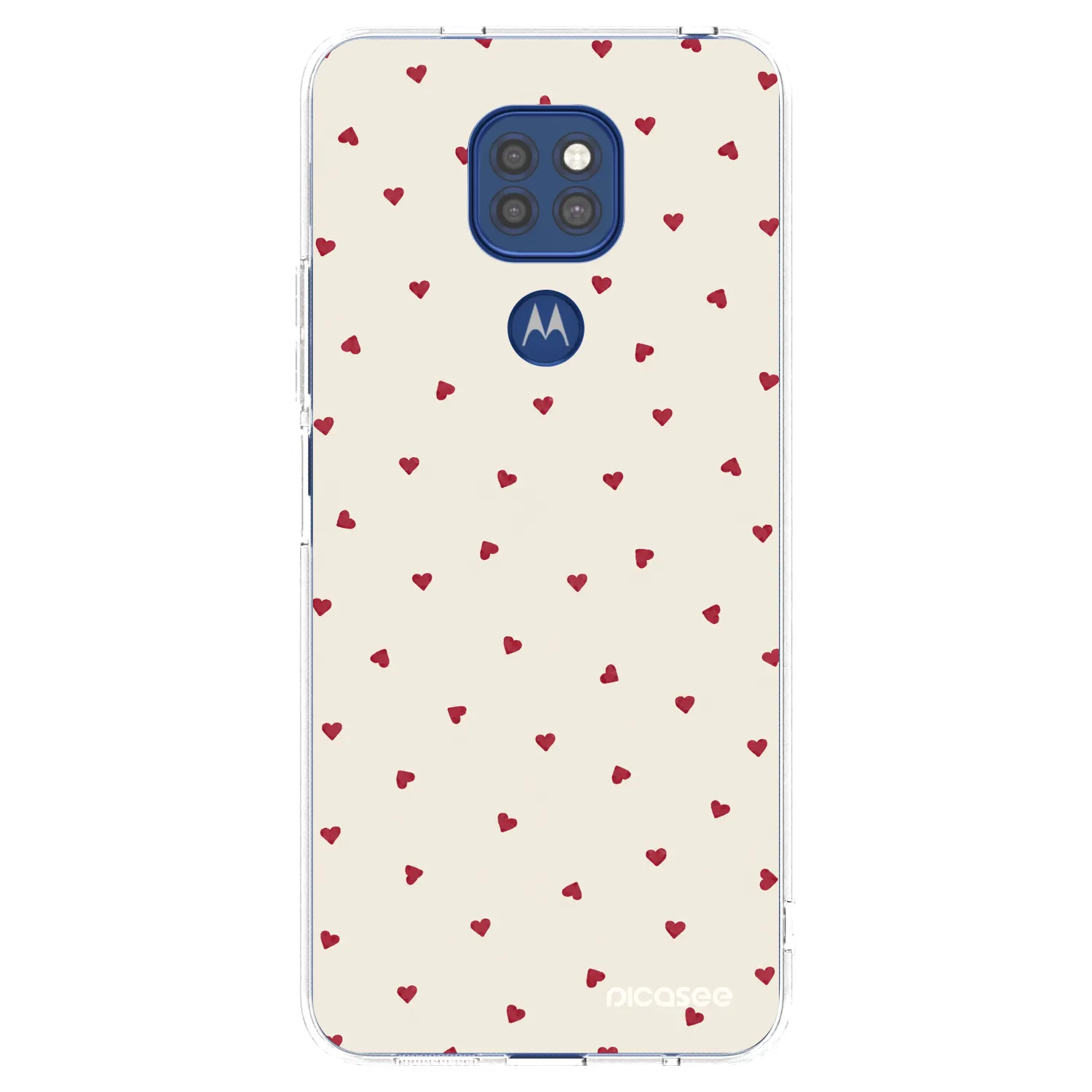 Picasee silikónový prehľadný obal pre Motorola Moto G9 Play - Little Love