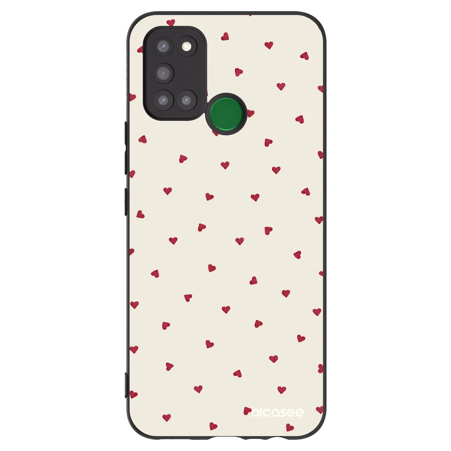 Picasee silikónový čierny obal pre Realme 7i - Little Love