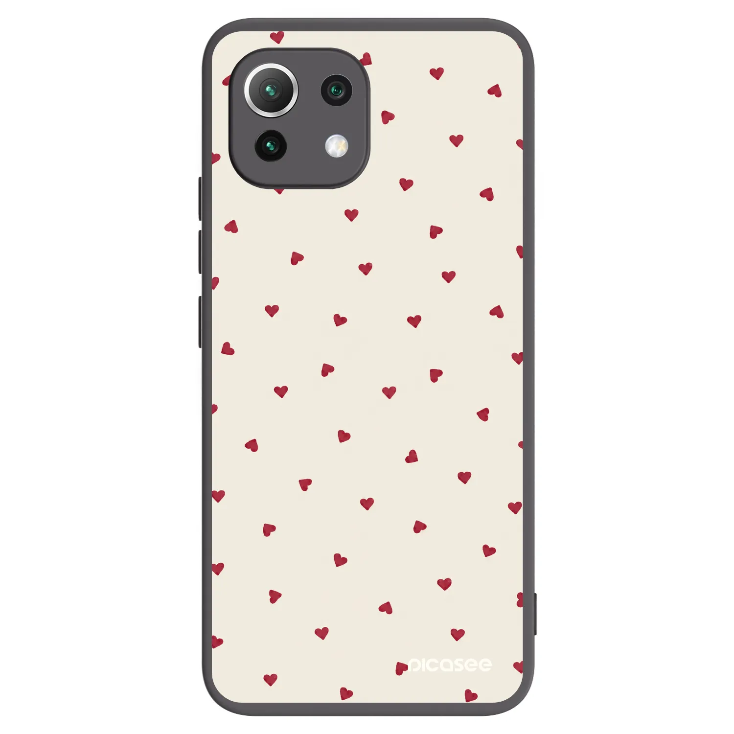 Picasee silikónový čierny obal pre Xiaomi Mi 11 Lite - Little Love