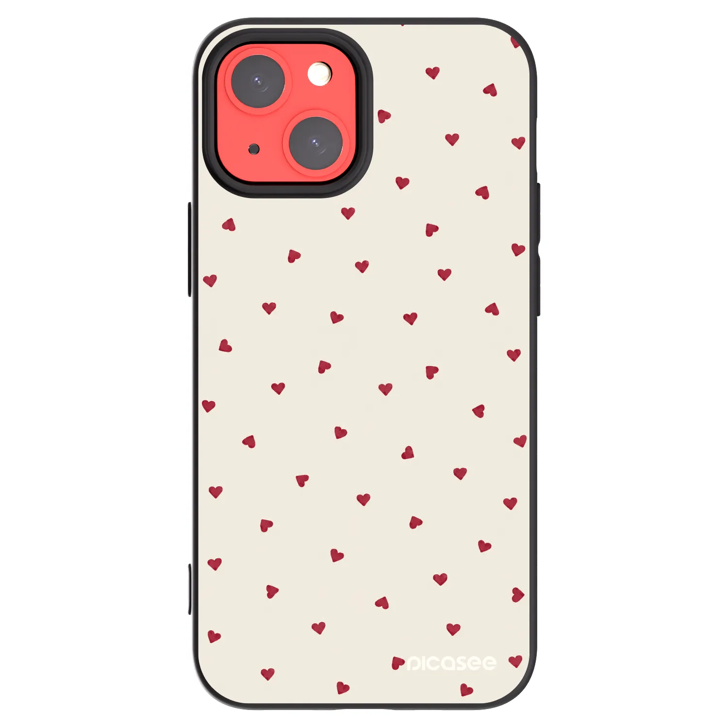 Picasee silikónový čierny obal pre Apple iPhone 13 mini - Little Love