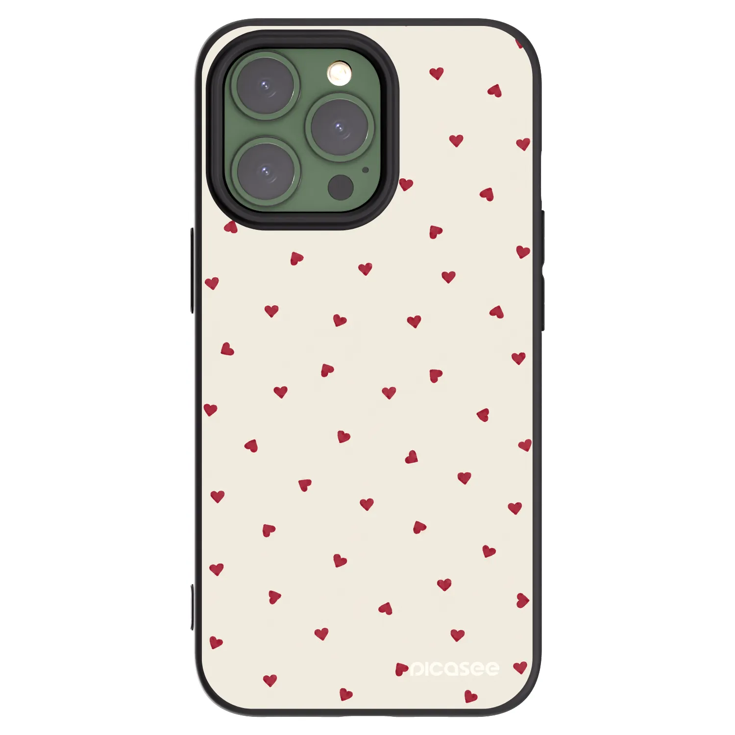 Picasee silikónový čierny obal pre Apple iPhone 13 Pro - Little Love