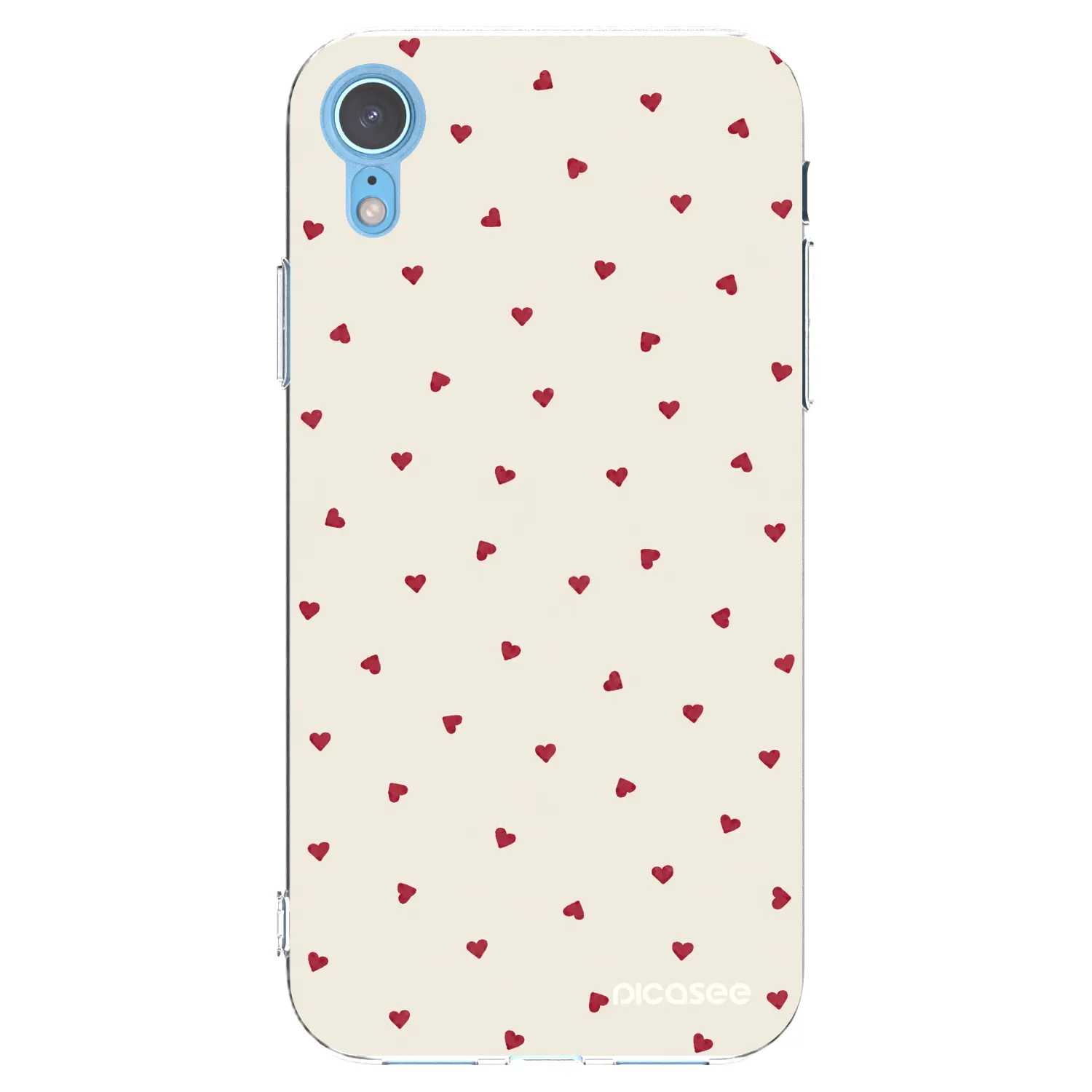 Picasee silikónový prehľadný obal pre Apple iPhone XR - Little Love