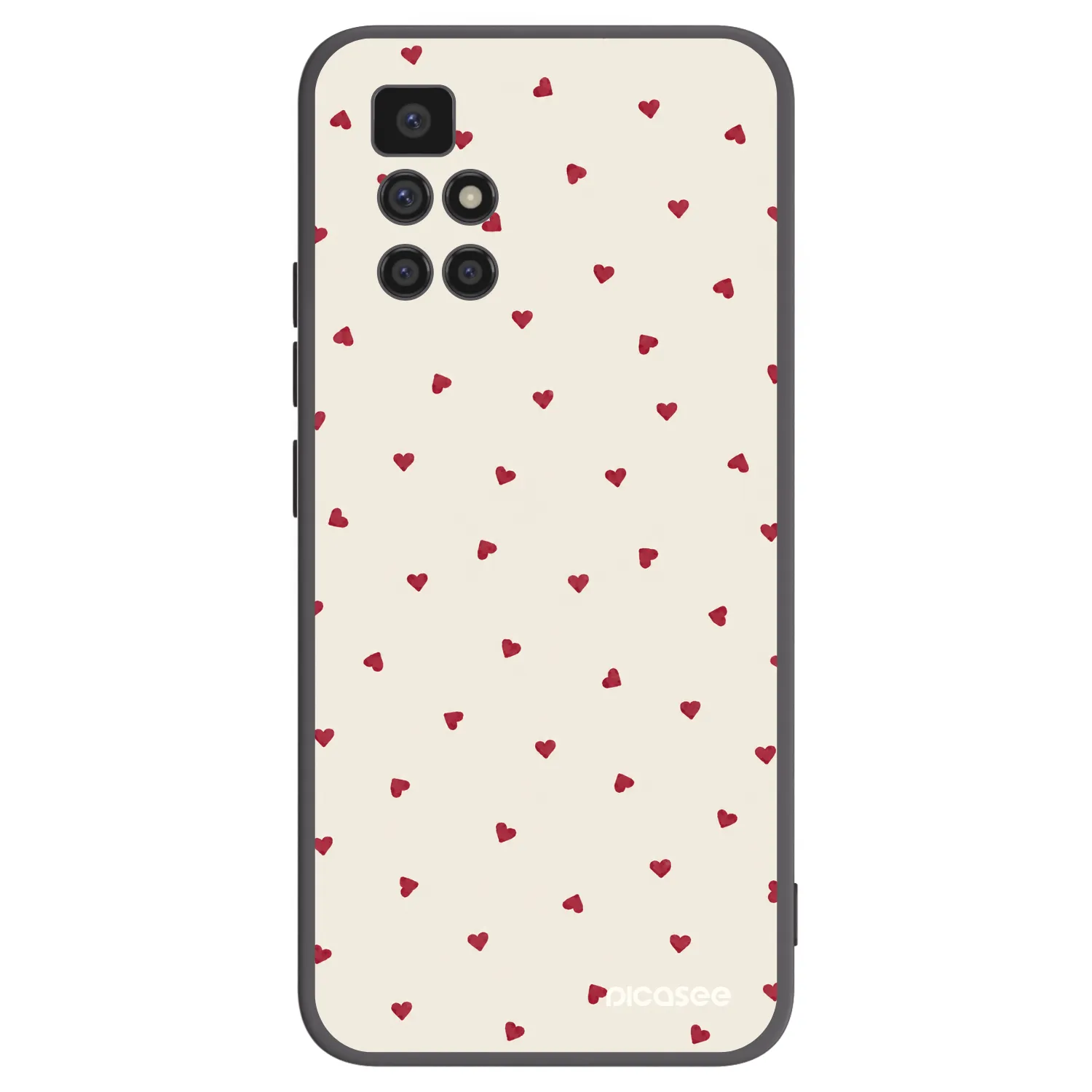 Picasee silikónový čierny obal pre Xiaomi Redmi 10 - Little Love