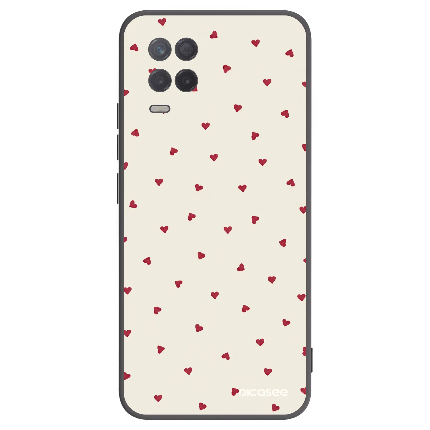 Picasee silikónový čierny obal pre Realme 8 5G - Little Love