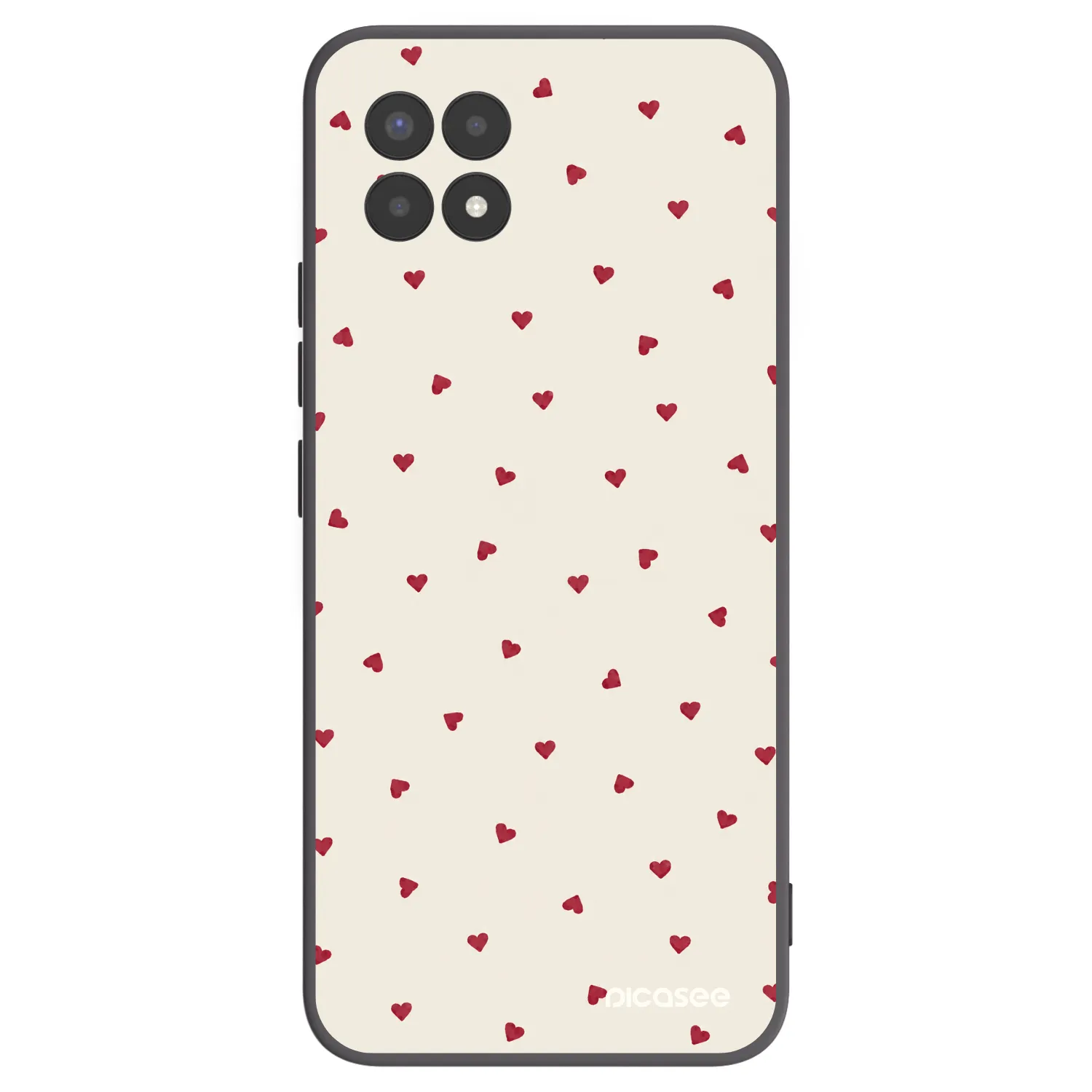 Picasee silikónový čierny obal pre Realme 8i - Little Love