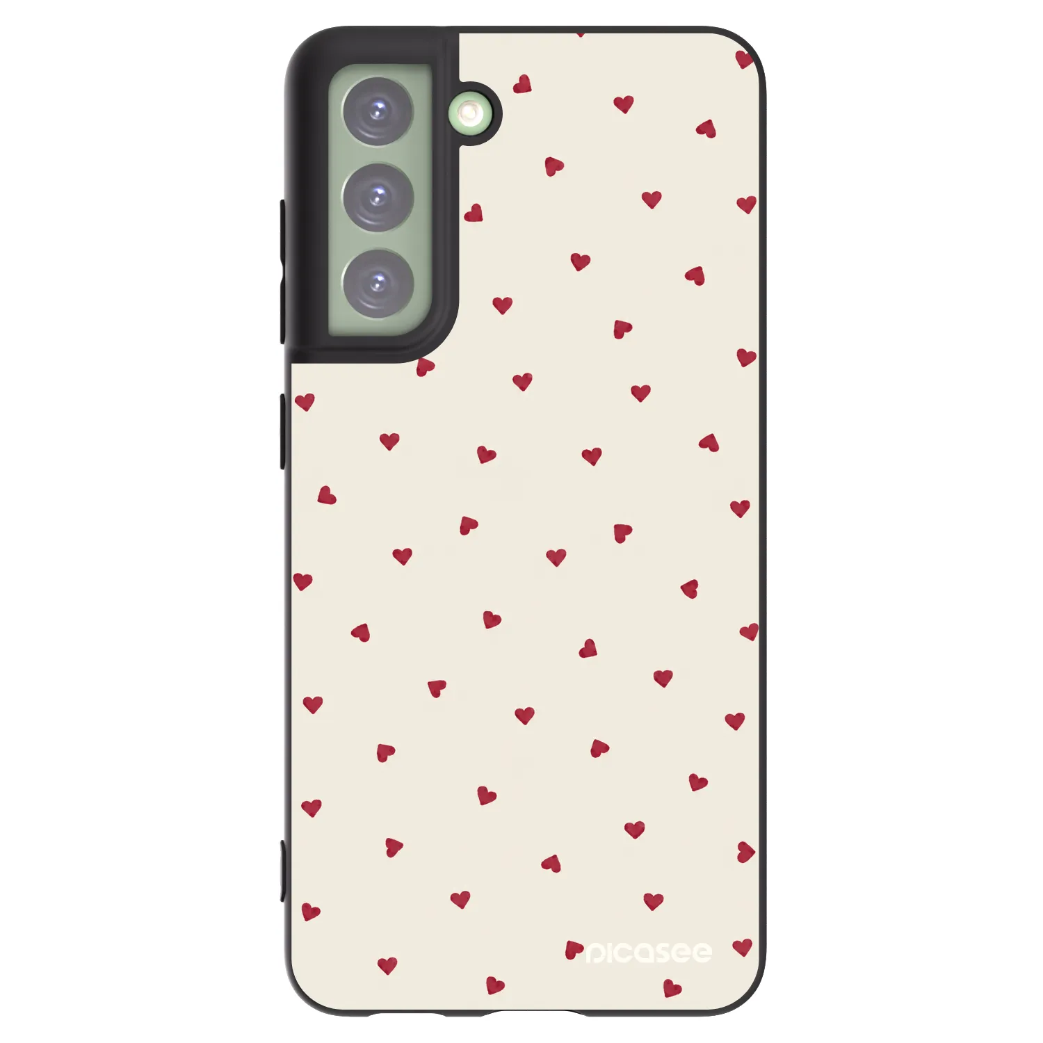 Picasee silikónový čierny obal pre Samsung Galaxy S21 FE 5G - Little Love