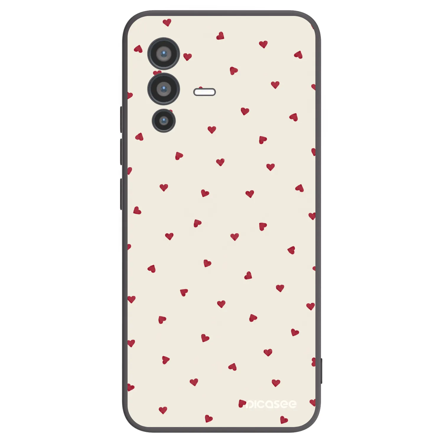 Picasee silikónový čierny obal pre Vivo V23 5G - Little Love