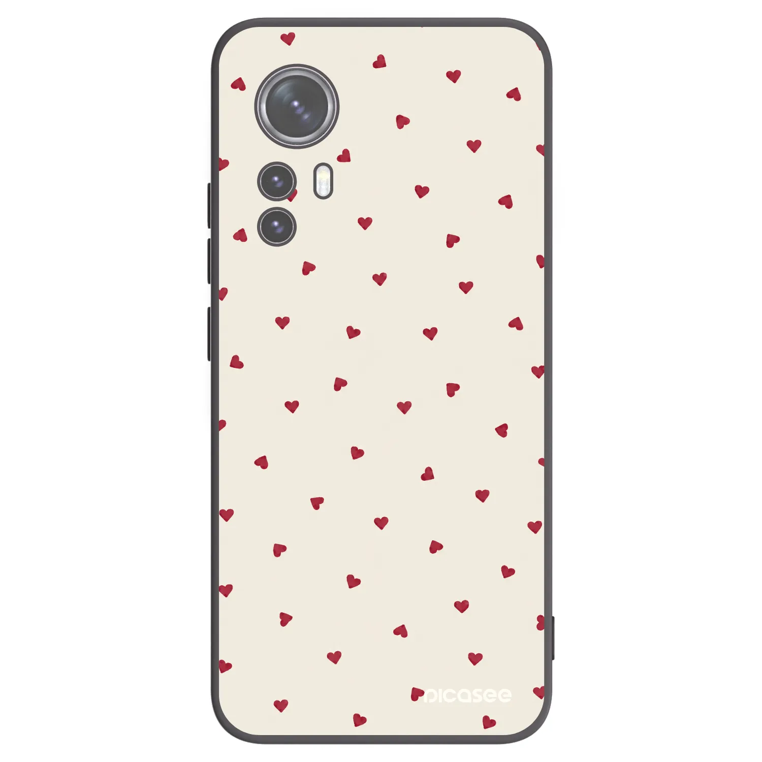 Picasee silikónový čierny obal pre Xiaomi 12X - Little Love