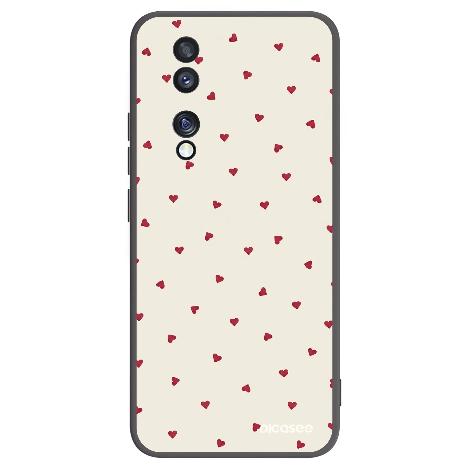 Picasee silikónový čierny obal pre Honor 70 - Little Love