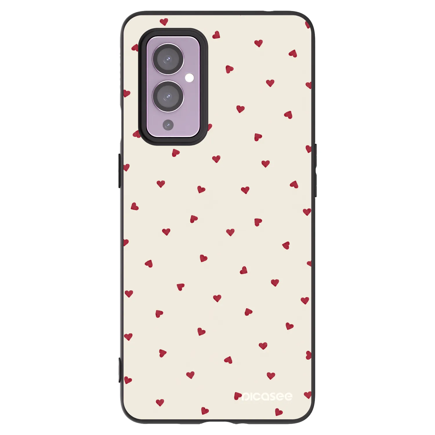 Picasee silikónový čierny obal pre OnePlus 9 - Little Love