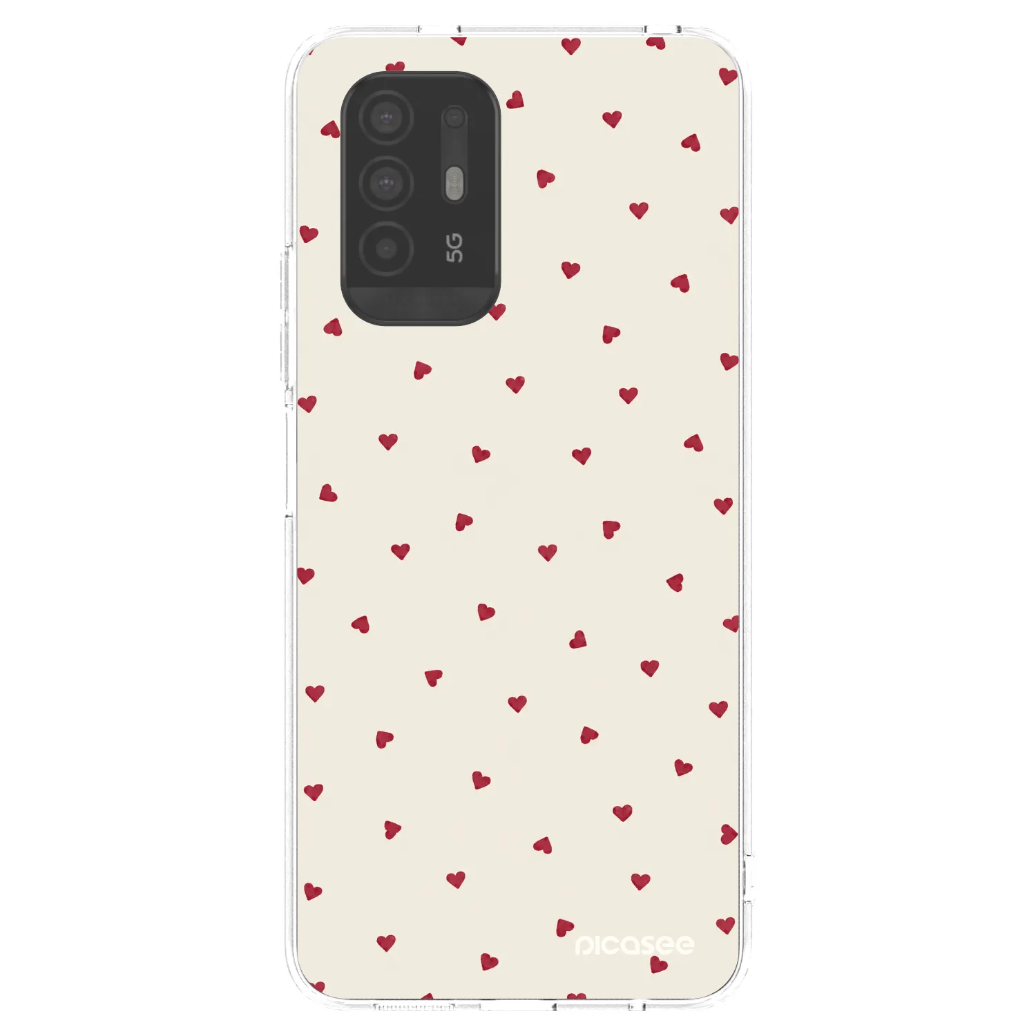 Picasee silikónový prehľadný obal pre OPPO A94 5G - Little Love