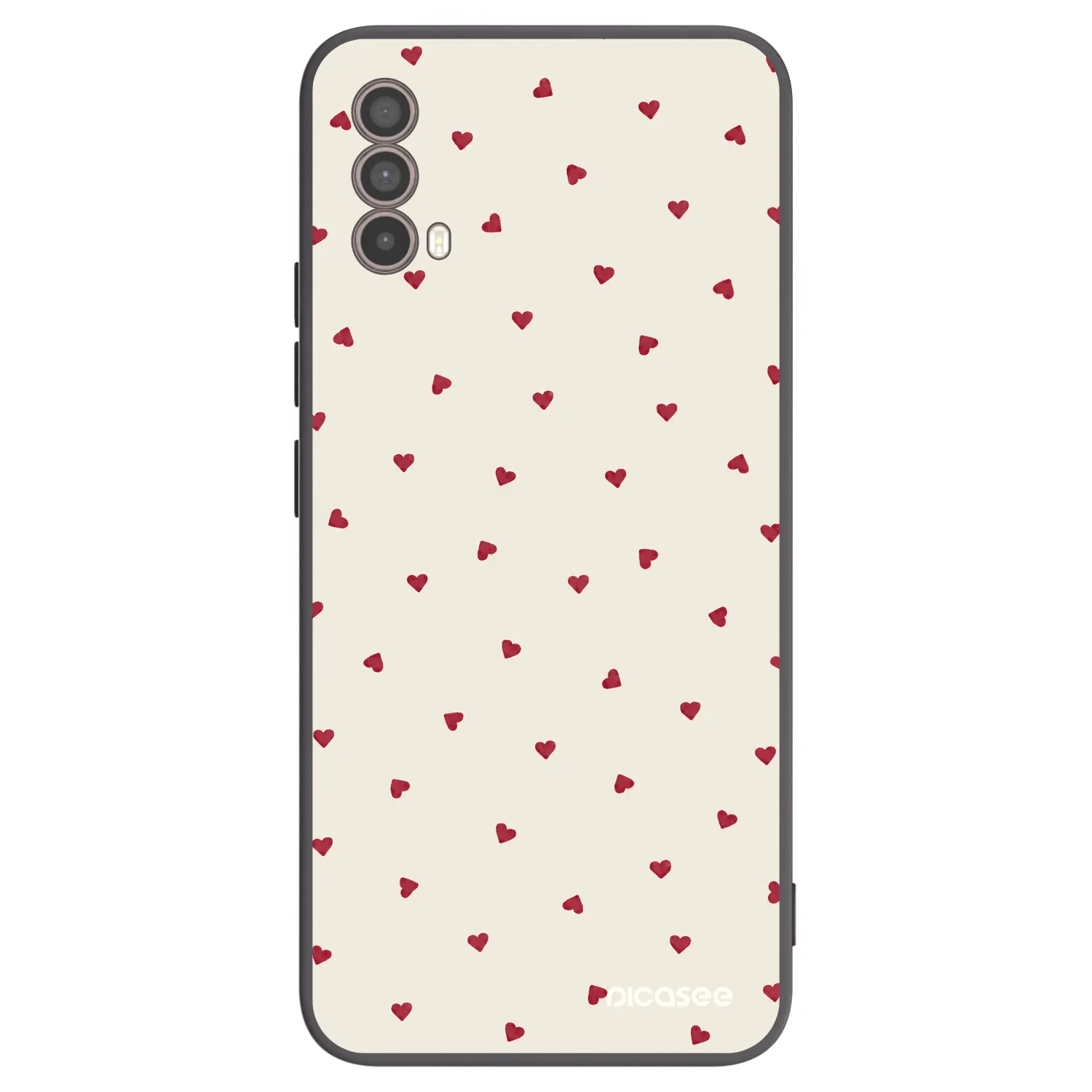 Picasee silikónový čierny obal pre Motorola Moto E40 - Little Love