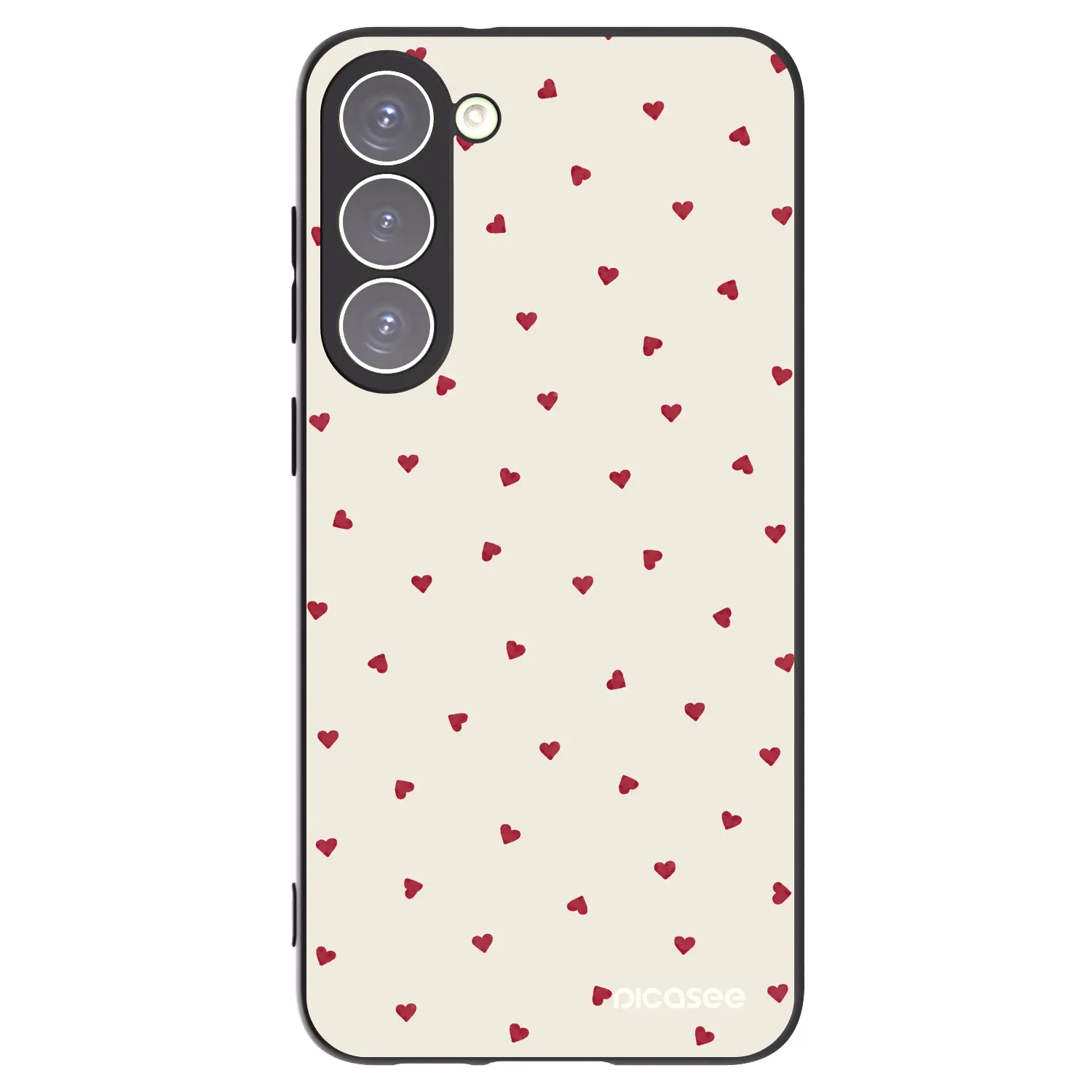 Picasee silikónový čierny obal pre Samsung Galaxy S23+ 5G - Little Love